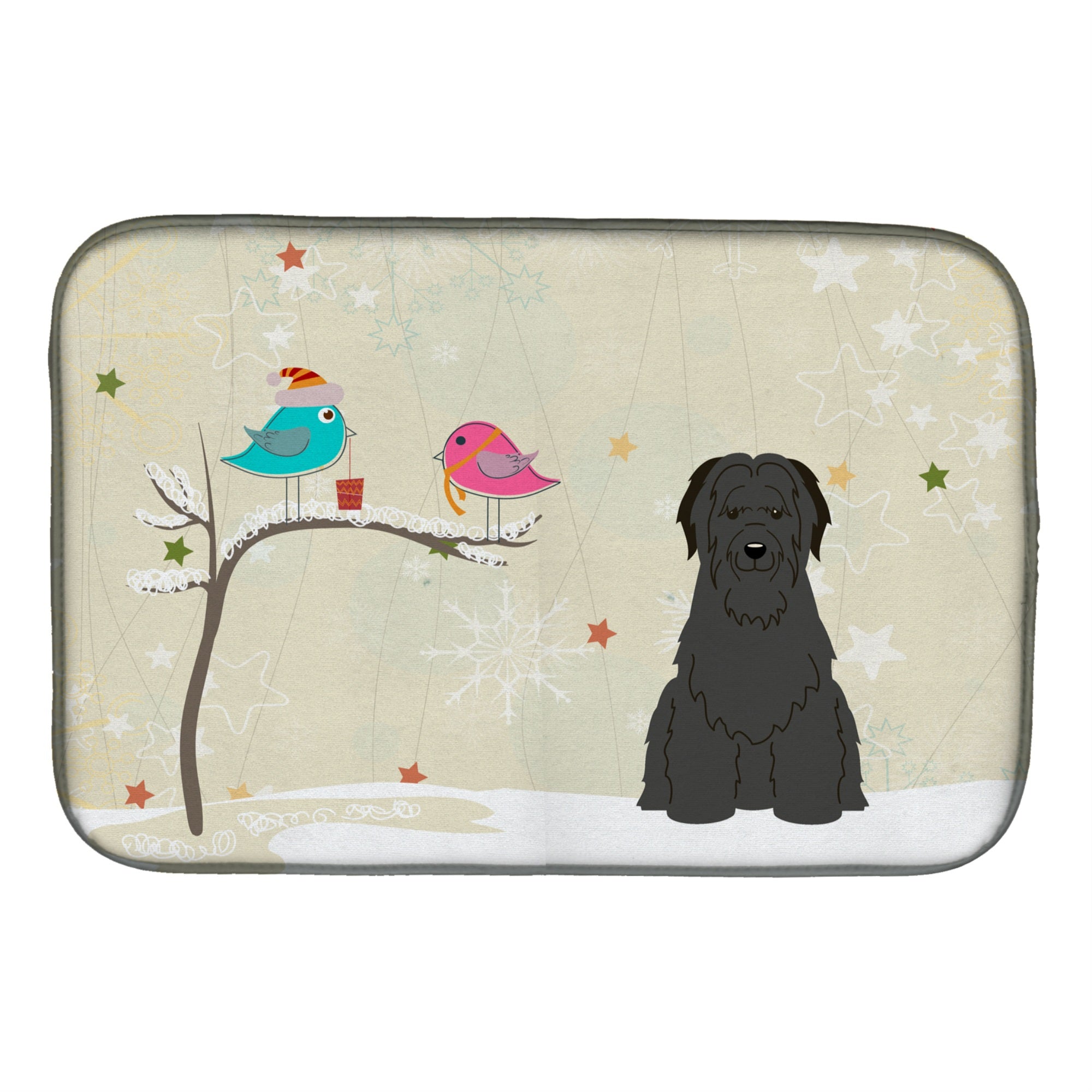 Caroline'S Treasures Bb2553Ddm Dish Drying Mat, 14 X 21, Christmas Presents