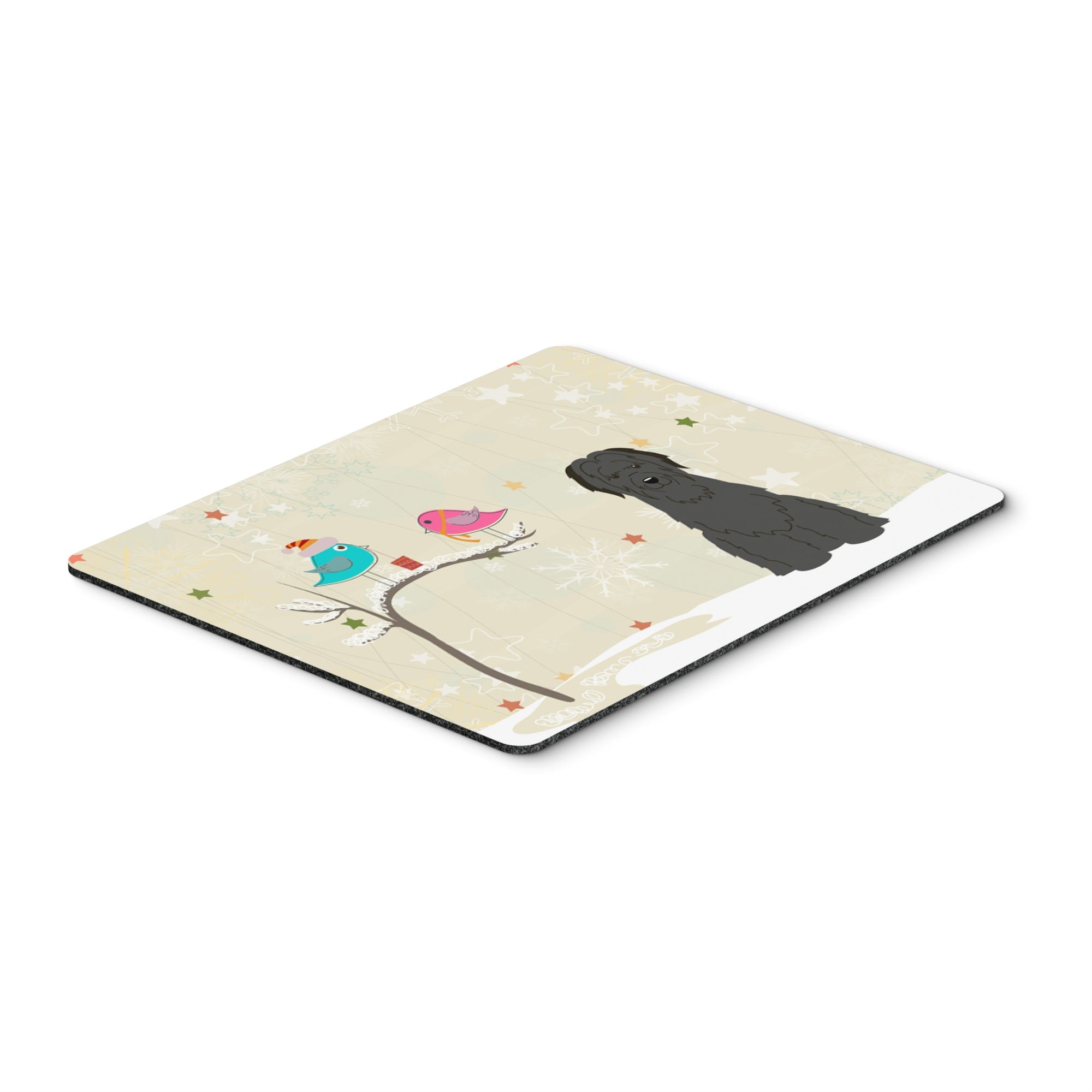 Caroline'S Treasures Christmas Presents, Briard Black Mouse Pad,  Multicolor, 7.75X9.25 (Bb2553Mp)