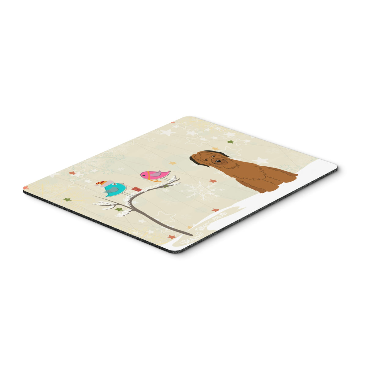 Caroline'S Treasures Christmas Presents, Briard Brown Mouse Pad,  Multicolor, 7.75X9.25 (Bb2554Mp)