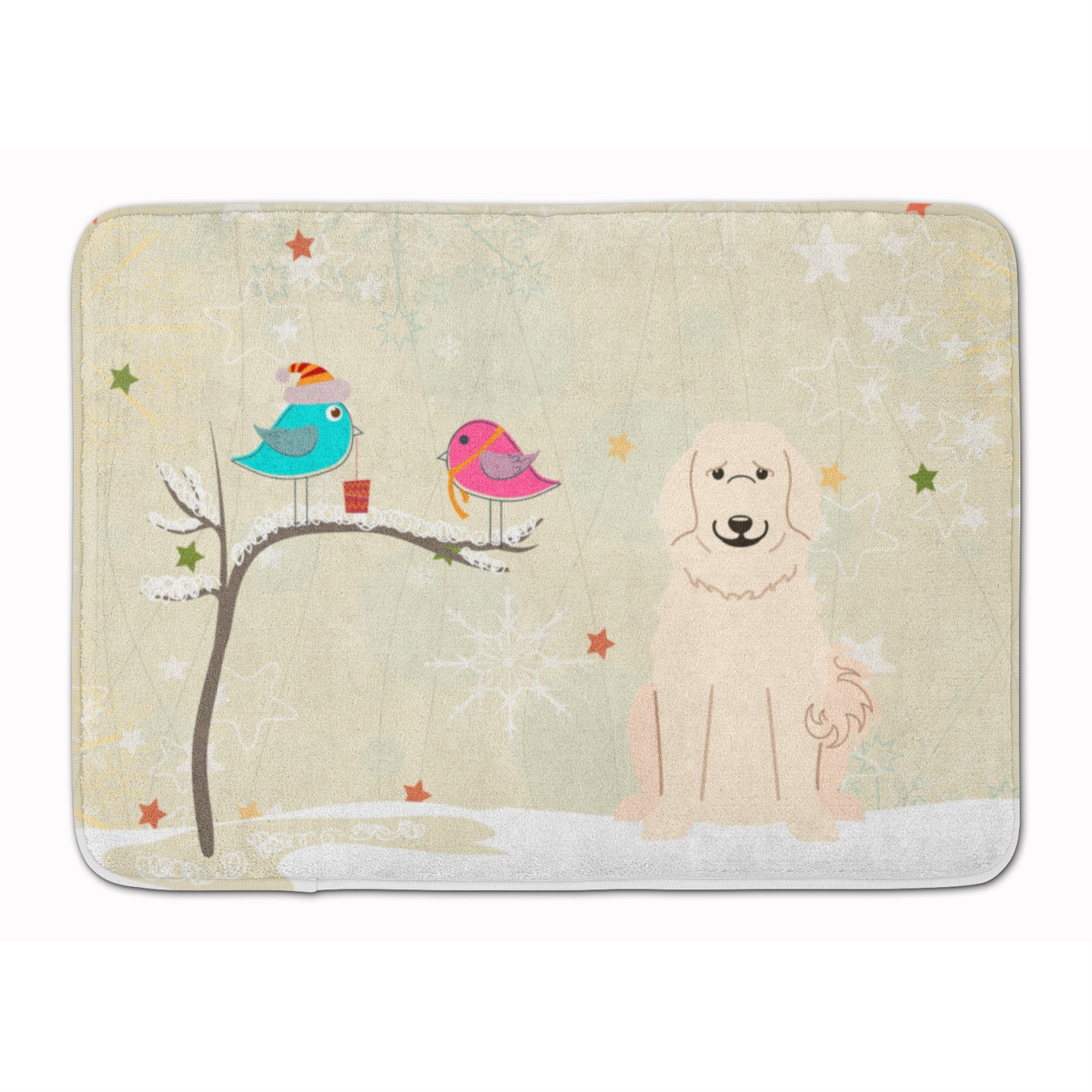 Caroline'S Treasures Christmas Presents Pyrenese Floor Mat, 19 X 27, Multicolor