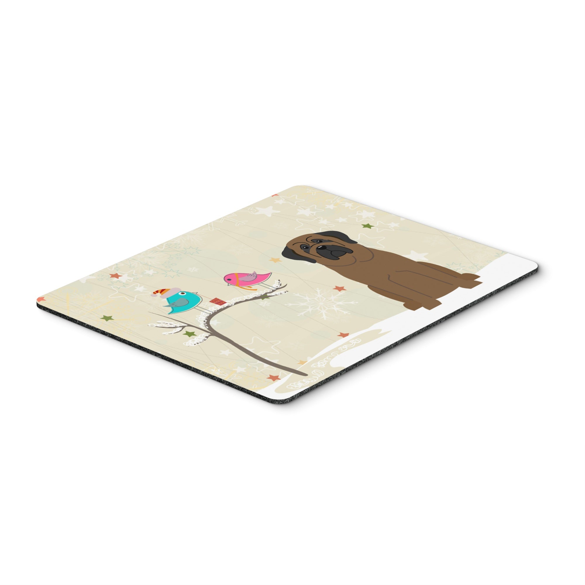 Caroline'S Treasures Christmas Presents, Bullmastiff Mouse Pad,  Multicolor, 7.75X9.25 (Bb2556Mp)