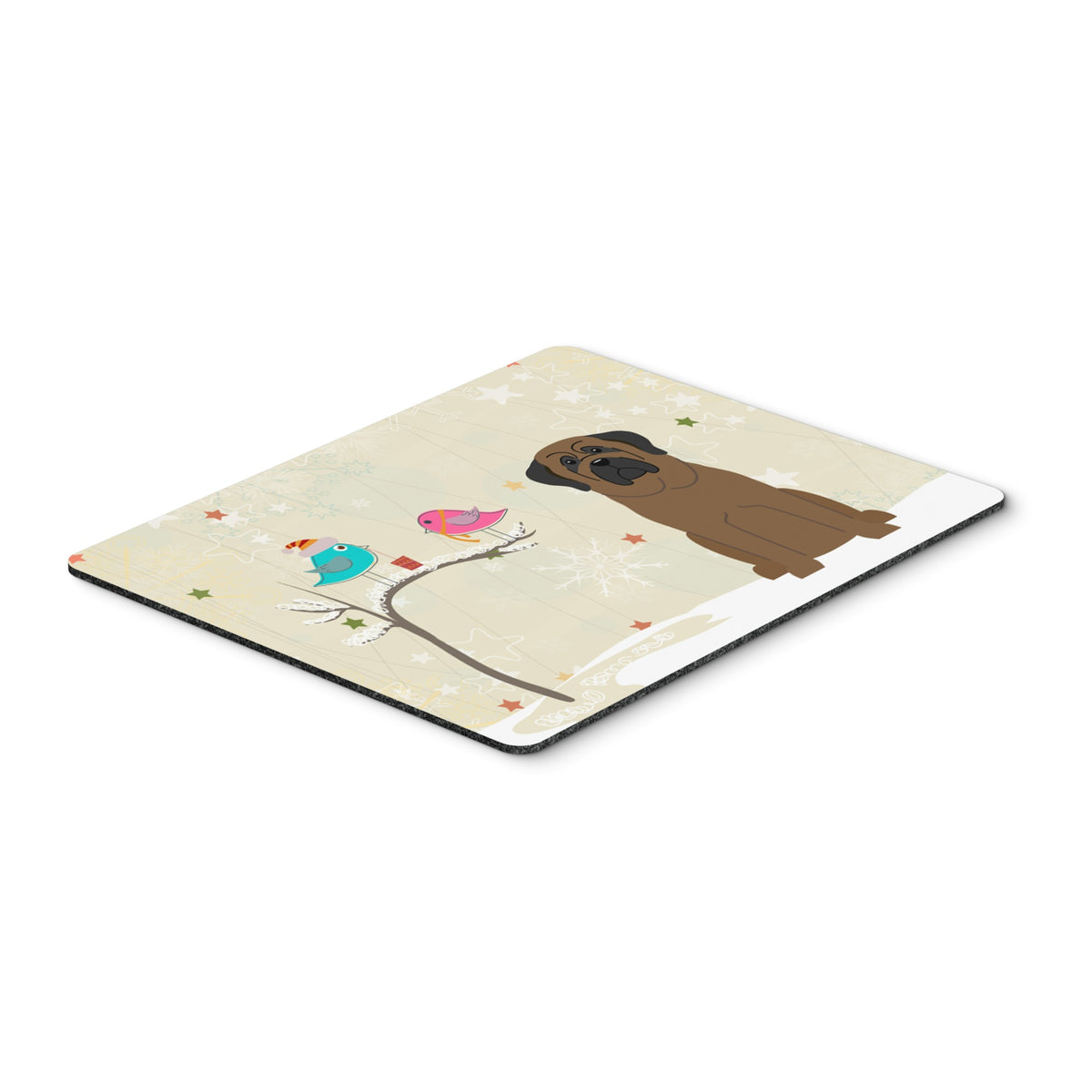 Caroline'S Treasures Christmas Presents, Bullmastiff Mouse Pad,  Multicolor, 7.75X9.25 (Bb2556Mp)