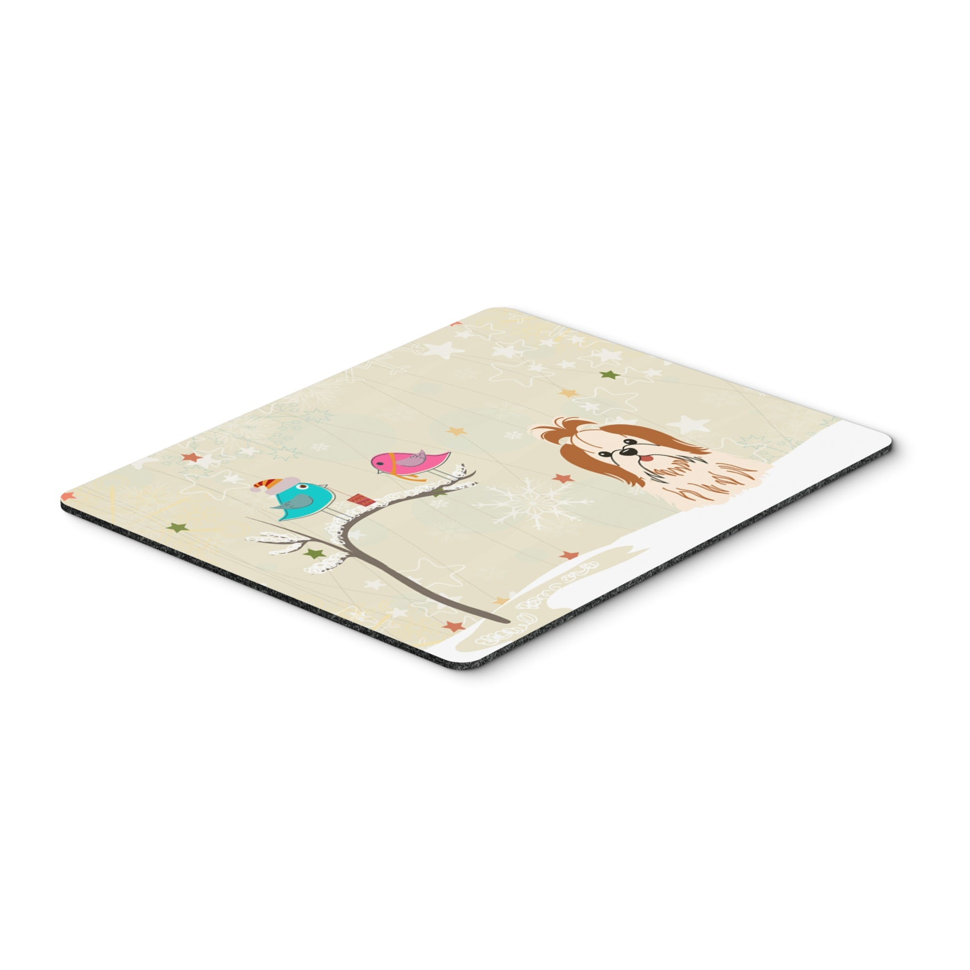 Caroline'S Treasures Christmas Presents, Shih Tzu Red White Mouse Pad,  Multicolor, 7.75X9.25 (Bb2559Mp)