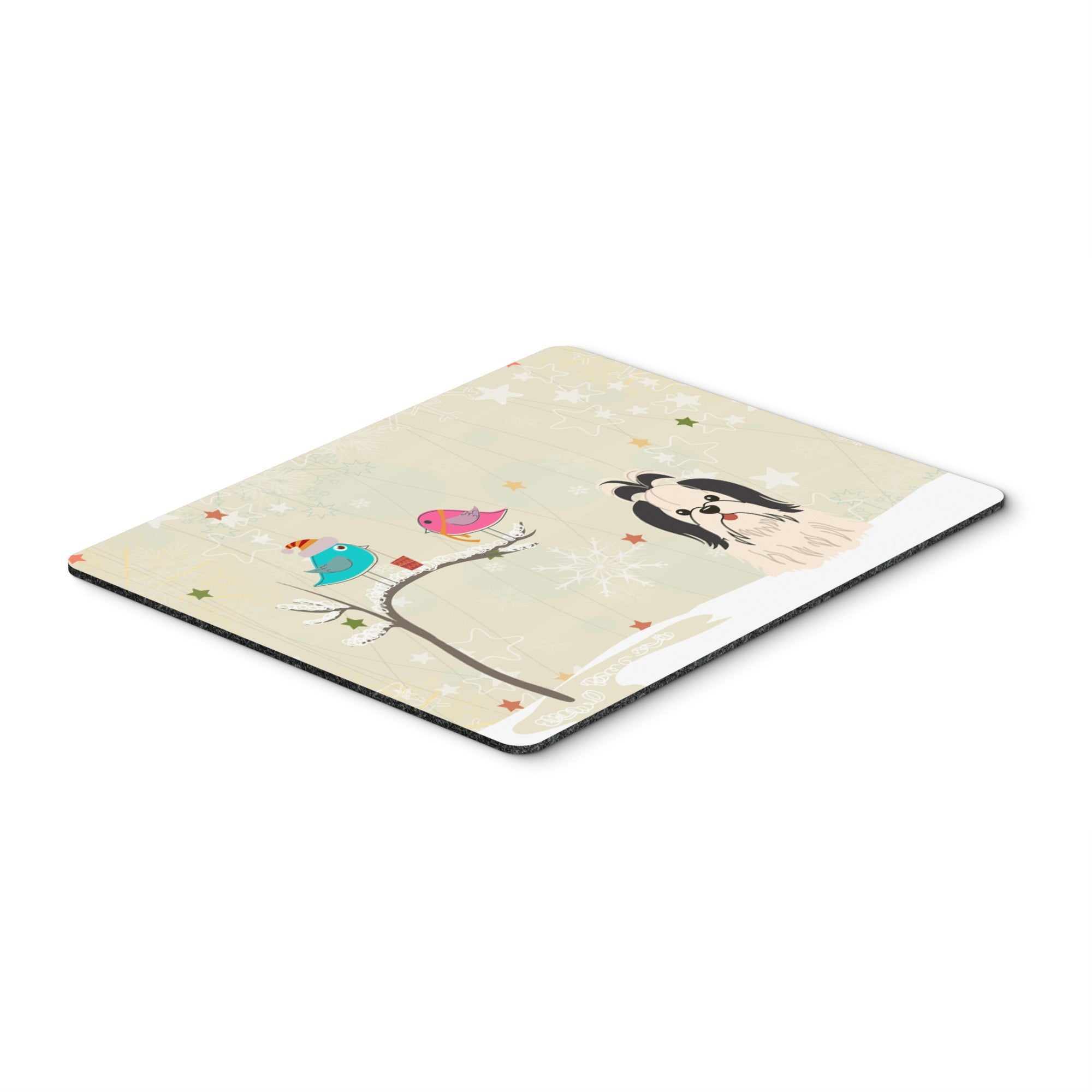 Caroline'S Treasures Christmas Presents, Shih Tzu Black White Mouse Pad,  Multicolor, 7.75X9.25 (Bb2560Mp)