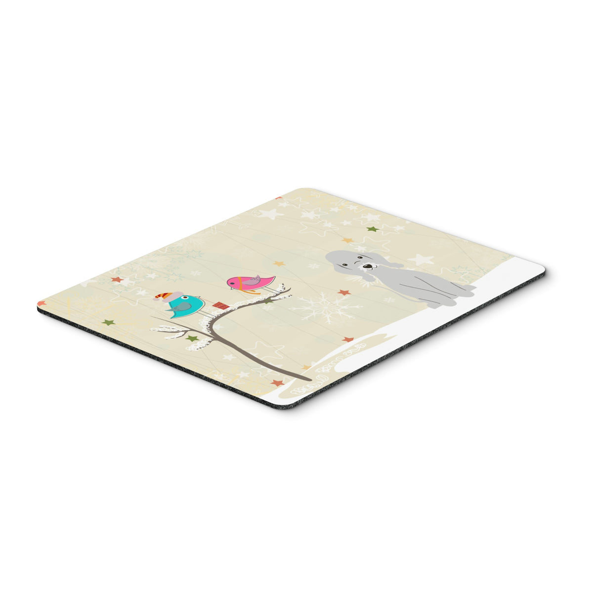 Caroline'S Treasures Christmas Presents, Bedlington Terrier Blue Mouse Pad,  Multicolor, 7.75X9.25 (Bb2562Mp)