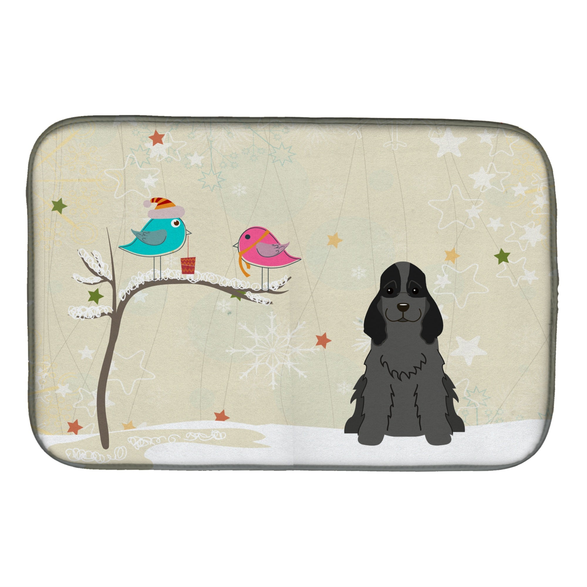 Caroline'S Treasures Bb2564Ddm Dish Drying Mat, 14 X 21, Christmas Presents