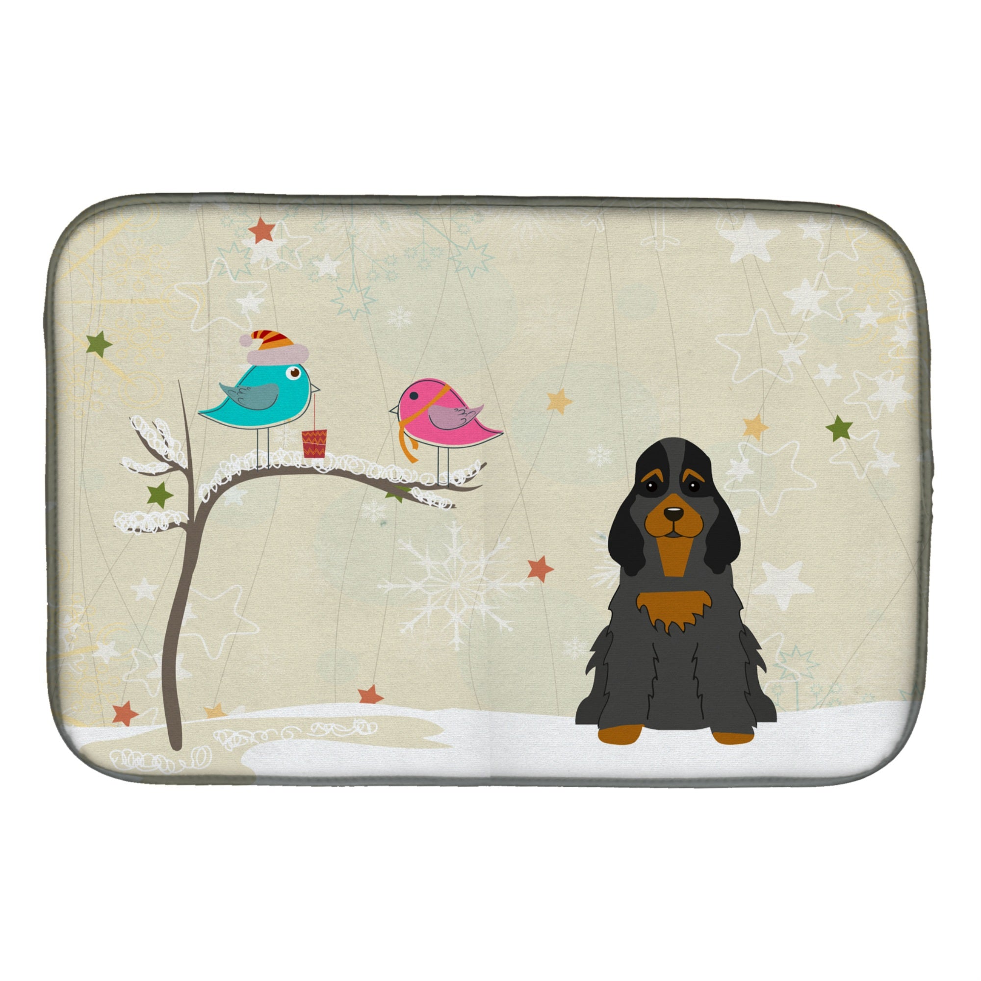 Caroline'S Treasures Bb2565Ddm Dish Drying Mat, 14 X 21, Christmas Presents