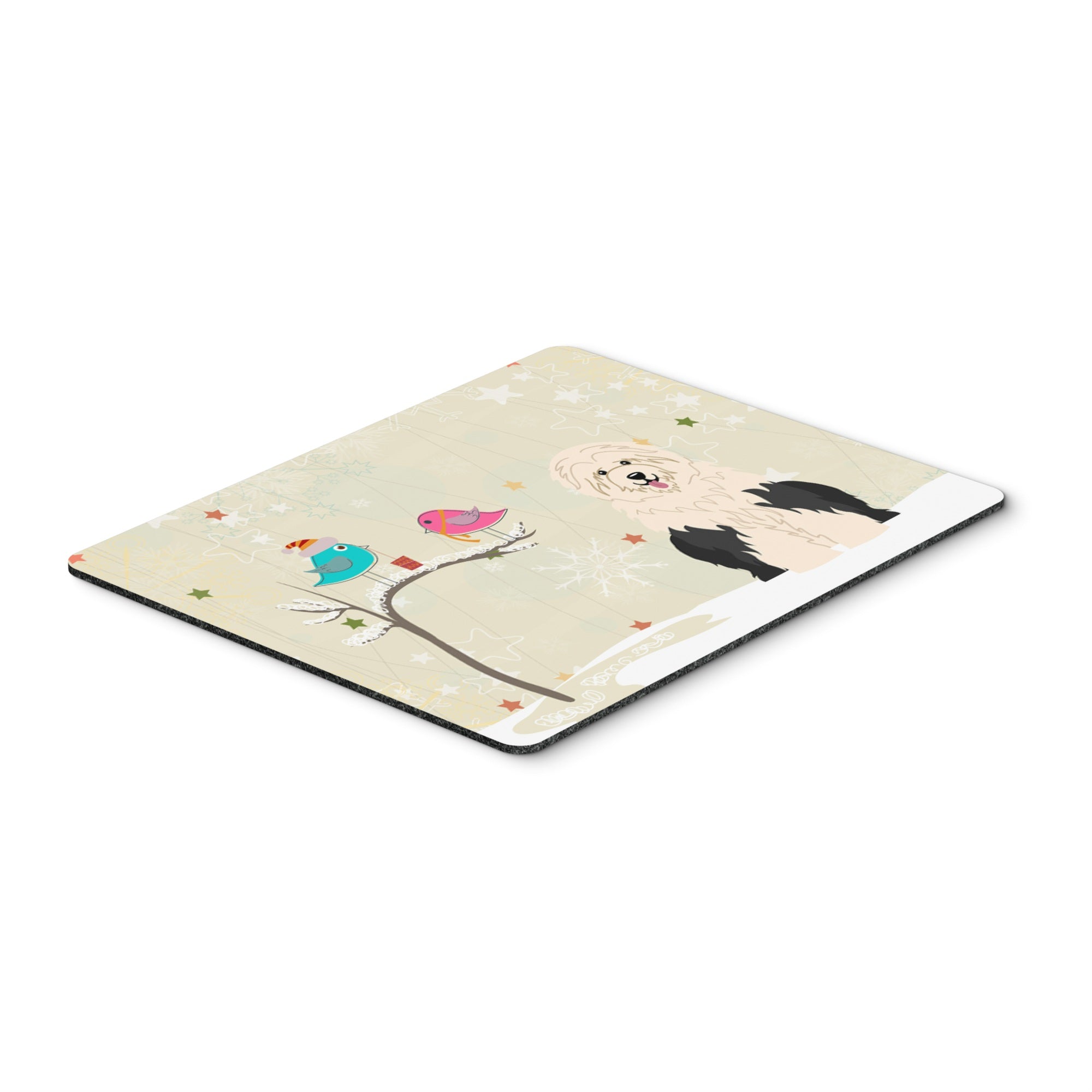 Caroline'S Treasures Christmas Presents, Old English Sheepdog Mouse Pad,  Multicolor, 7.75X9.25 (Bb2568Mp)