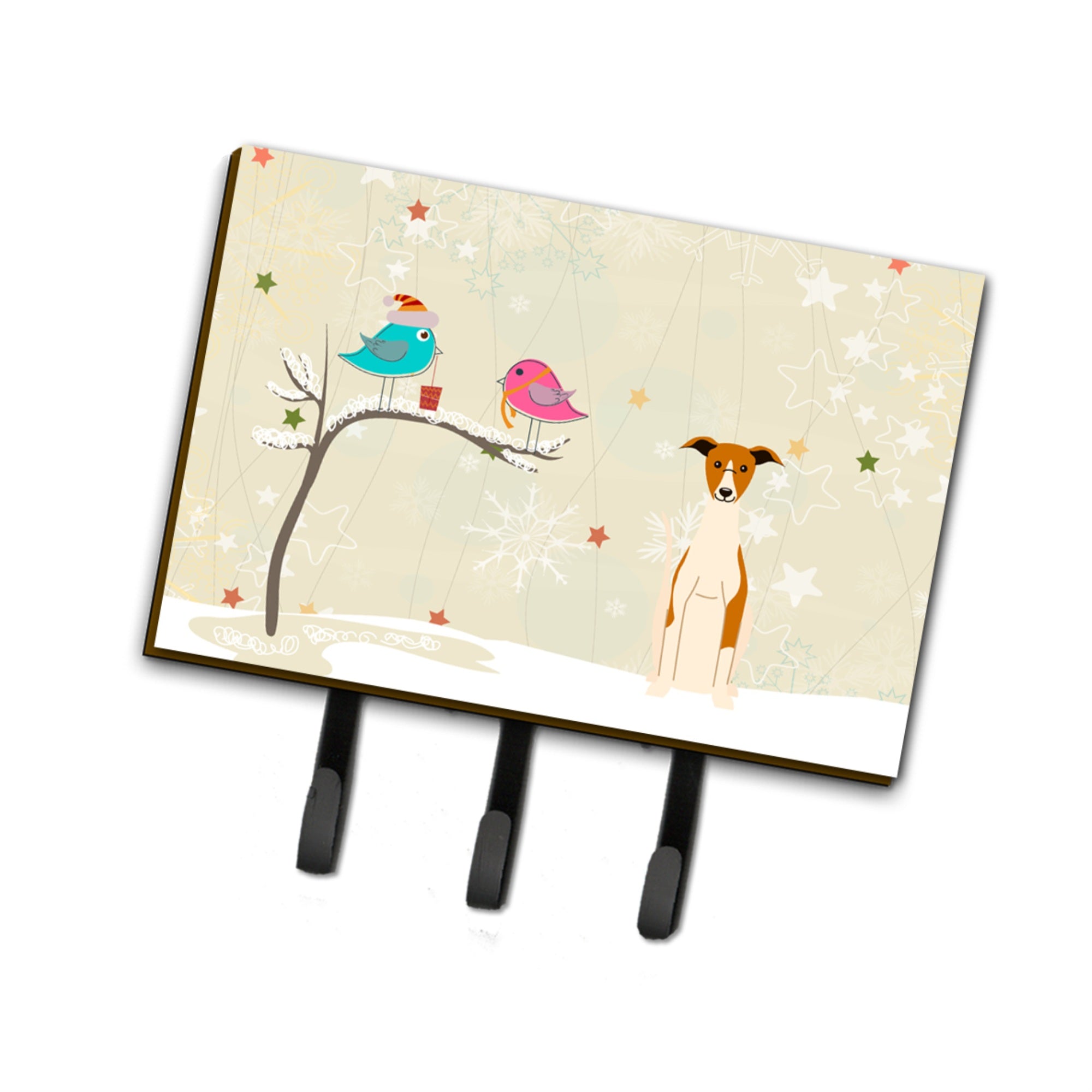 Caroline'S Treasures Christmas Presents Friends Whippet Leash Or Key Holder Bb2571Th68, Triple