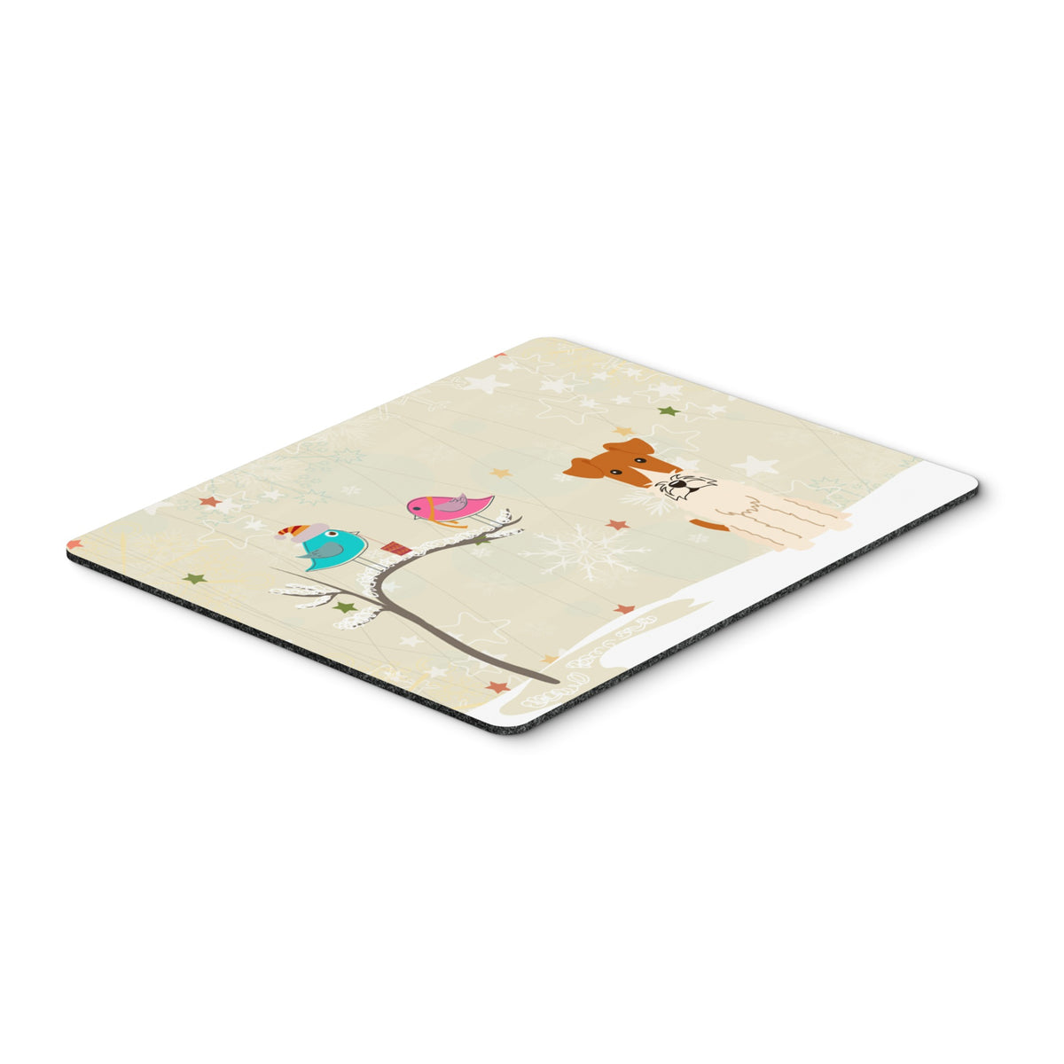 Caroline'S Treasures Christmas Presents, Wire Fox Terrier Mouse Pad,  Multicolor, 7.75X9.25 (Bb2573Mp)