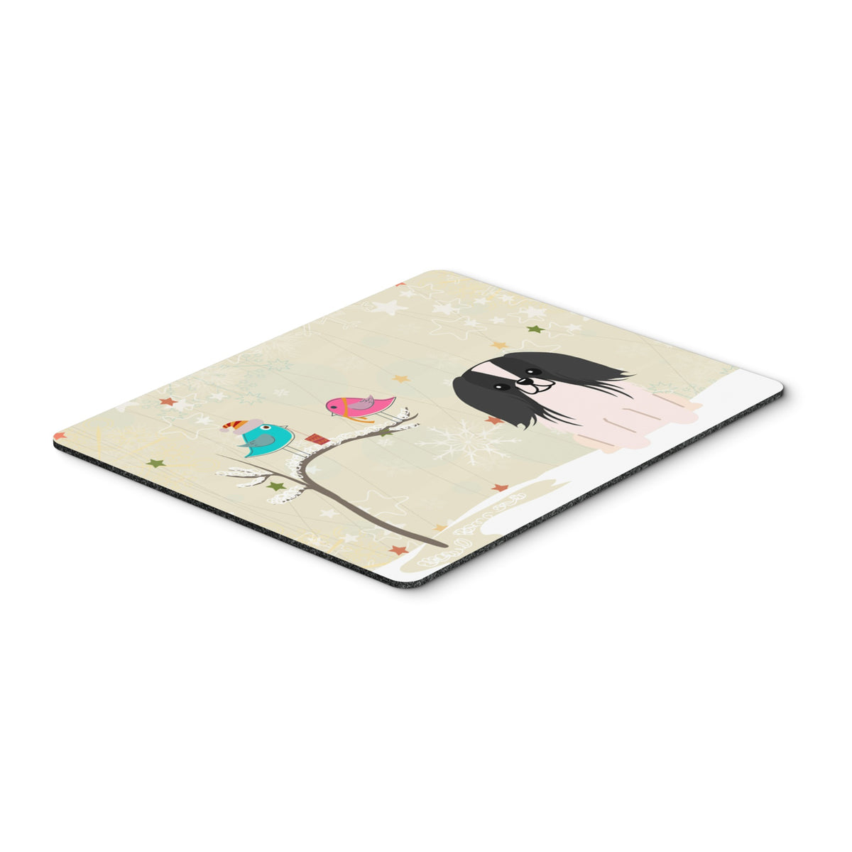 Caroline'S Treasures Christmas Presents, Pekingese Black White Mouse Pad,  Multicolor, 7.75X9.25 (Bb2577Mp)