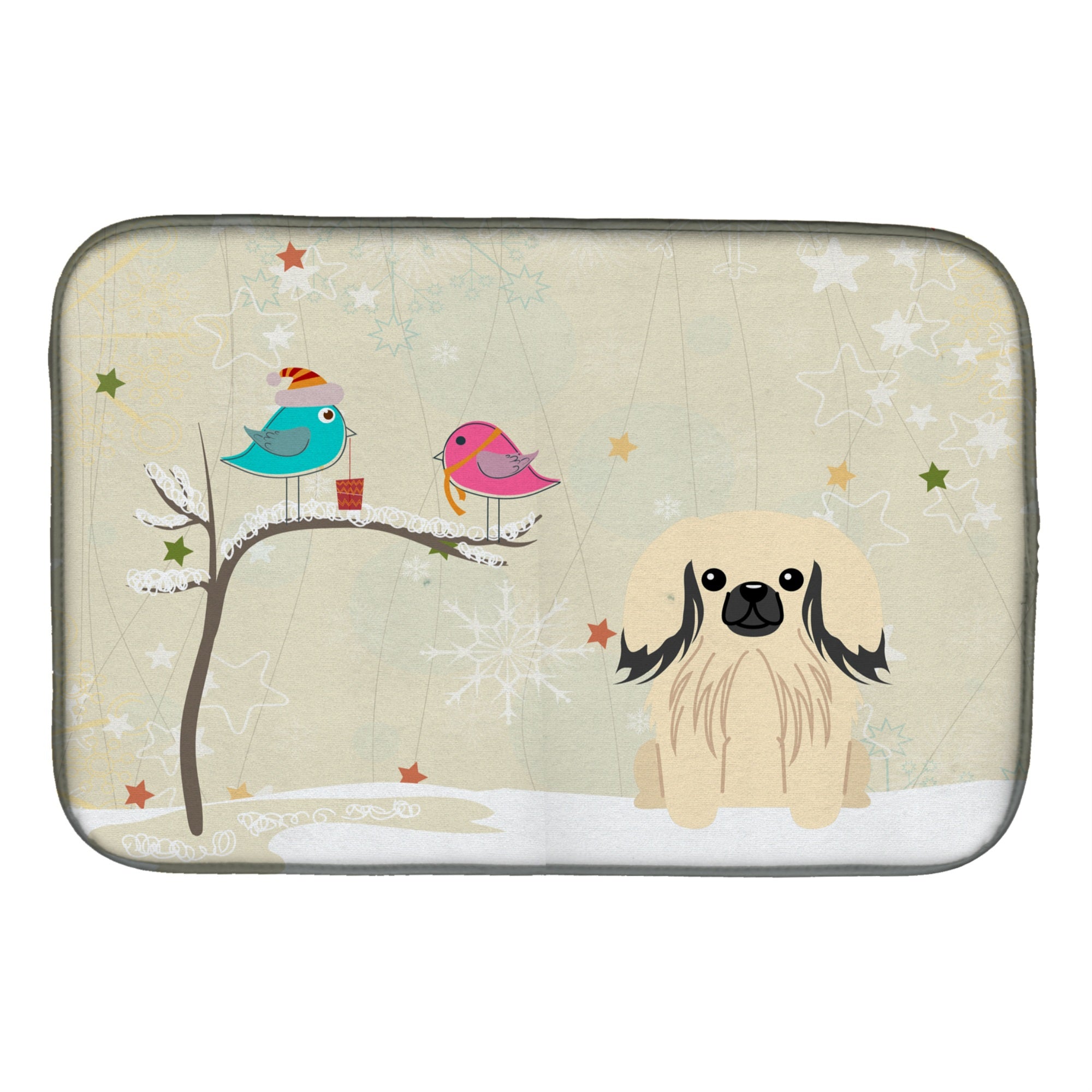 Caroline'S Treasures Bb2578Ddm Dish Drying Mat, 14 X 21, Christmas Presents