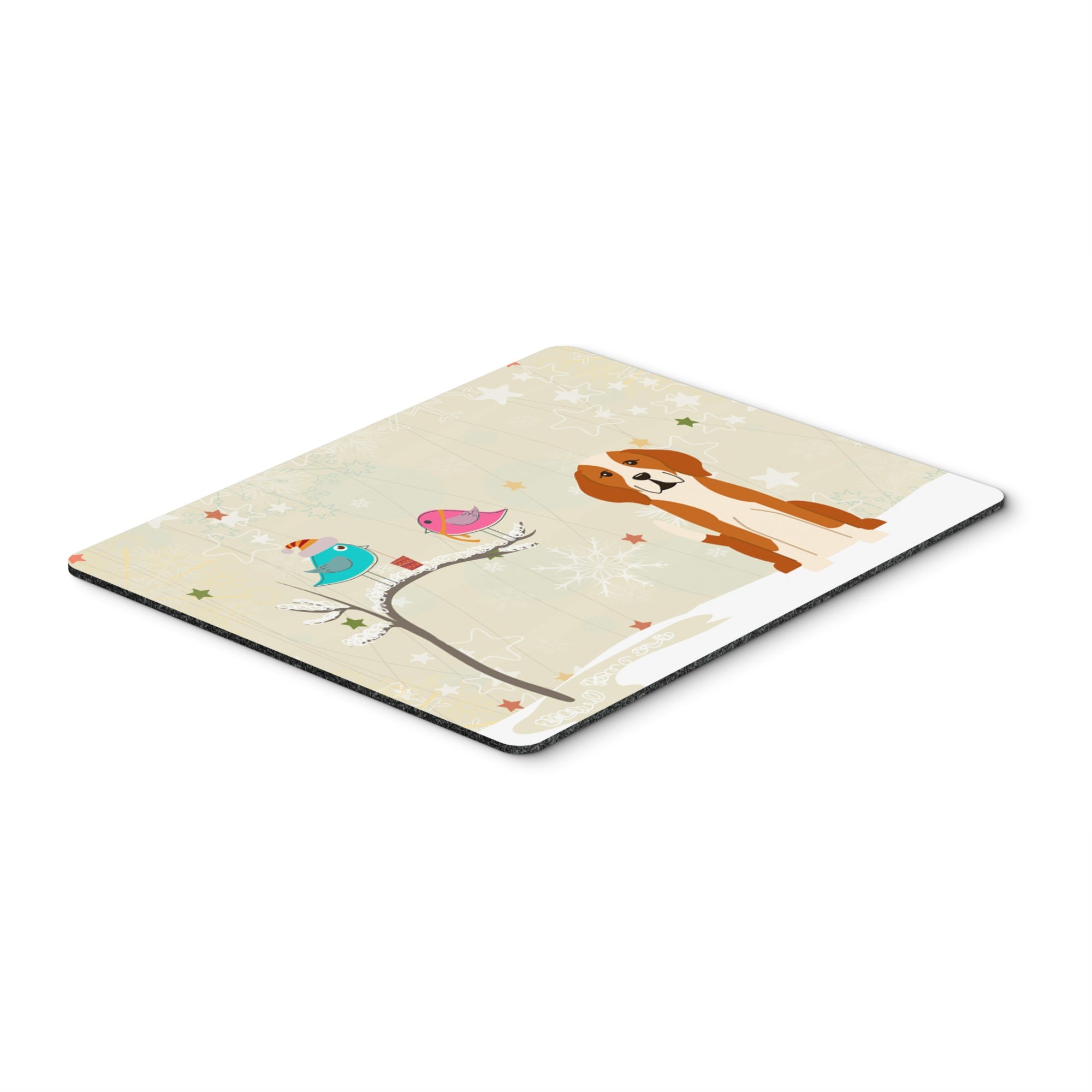 Caroline'S Treasures Christmas Presents, English Foxhound Mouse Pad,  Multicolor, 7.75X9.25 (Bb2582Mp)