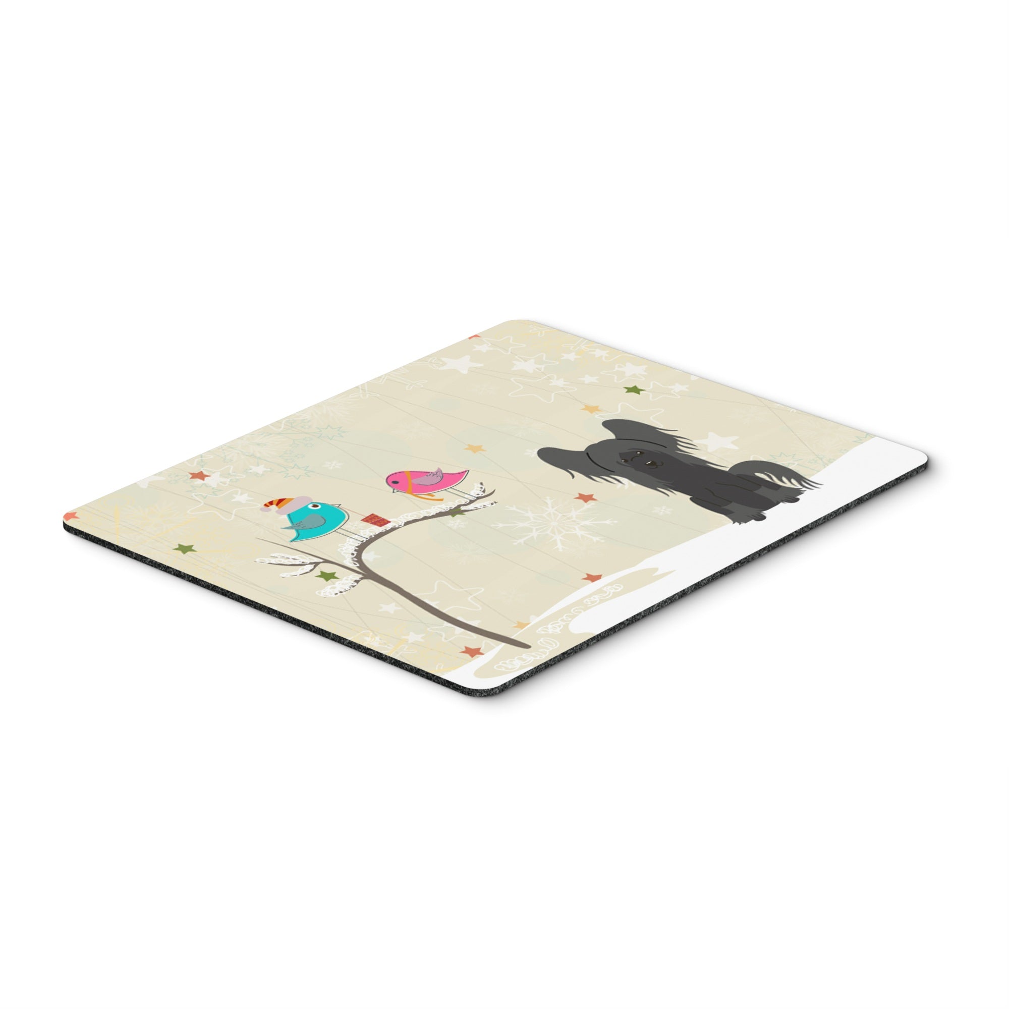 Caroline'S Treasures Christmas Presents, Chinese Crested Black Mouse Pad,  Multicolor, 7.75X9.25 (Bb2584Mp)