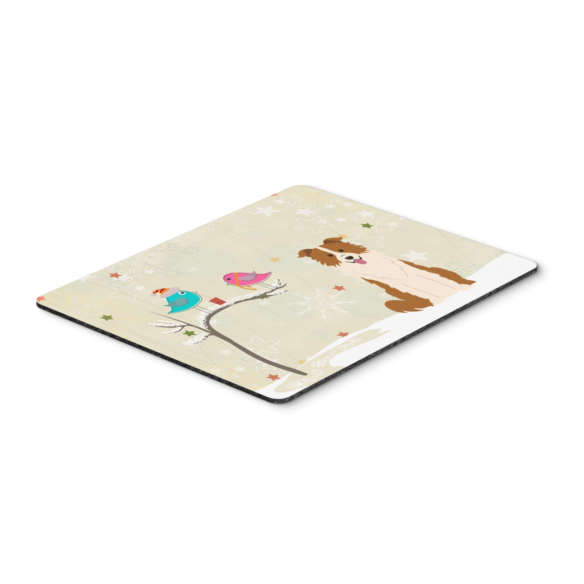 Caroline'S Treasures Christmas Presents, Border Collie Red White Mouse Pad,  Multicolor, 7.75X9.25 (Bb2591Mp)