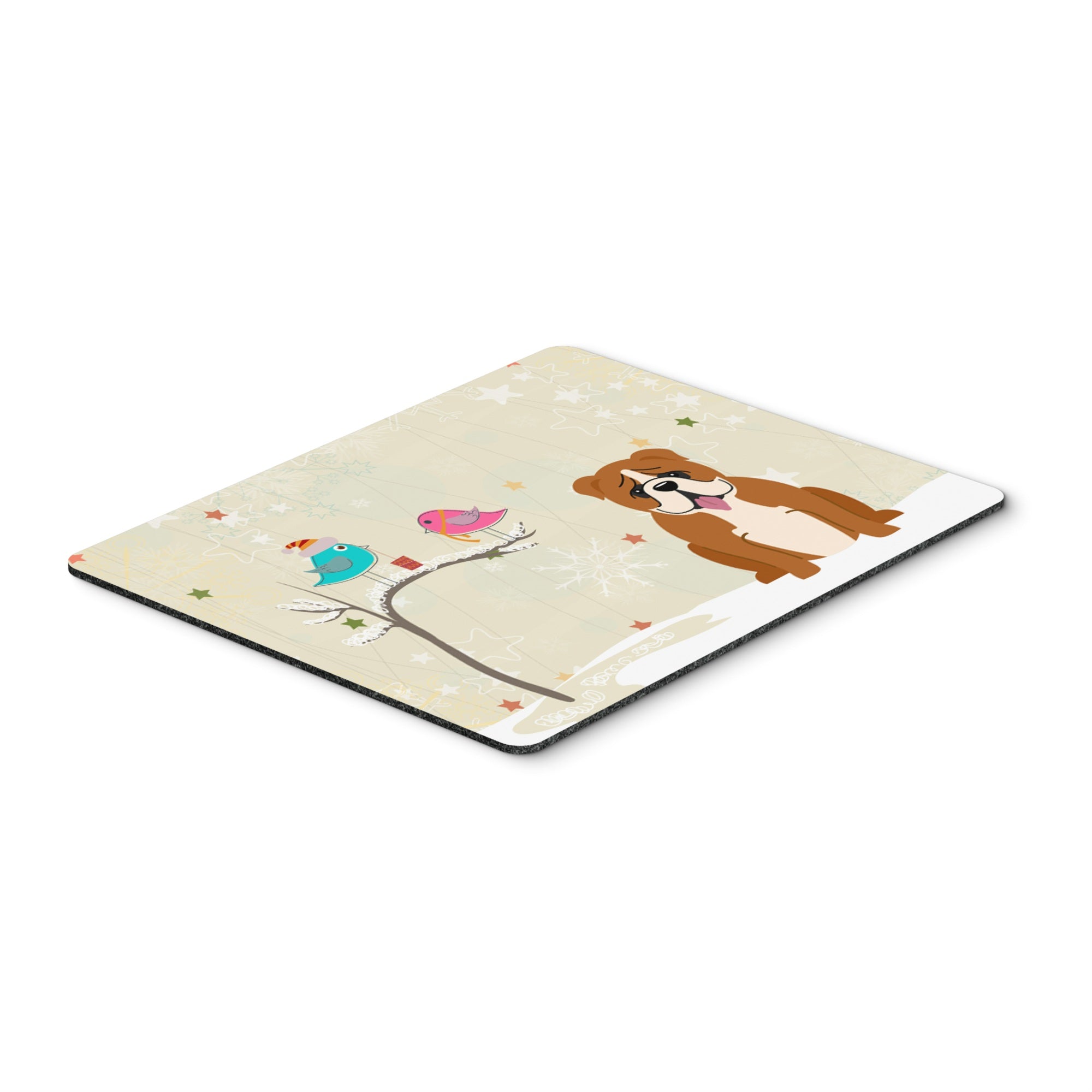 Caroline'S Treasures Christmas Presents, English Bulldog Mouse Pad,  Multicolor, 7.75X9.25 (Bb2592Mp)