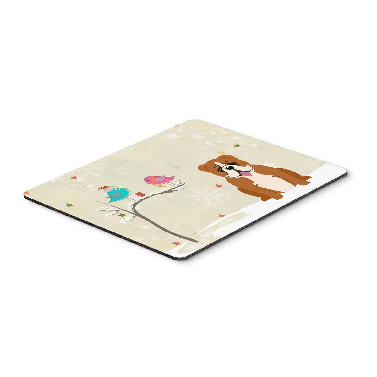 Caroline'S Treasures Christmas Presents, English Bulldog Mouse Pad,  Multicolor, 7.75X9.25 (Bb2592Mp)