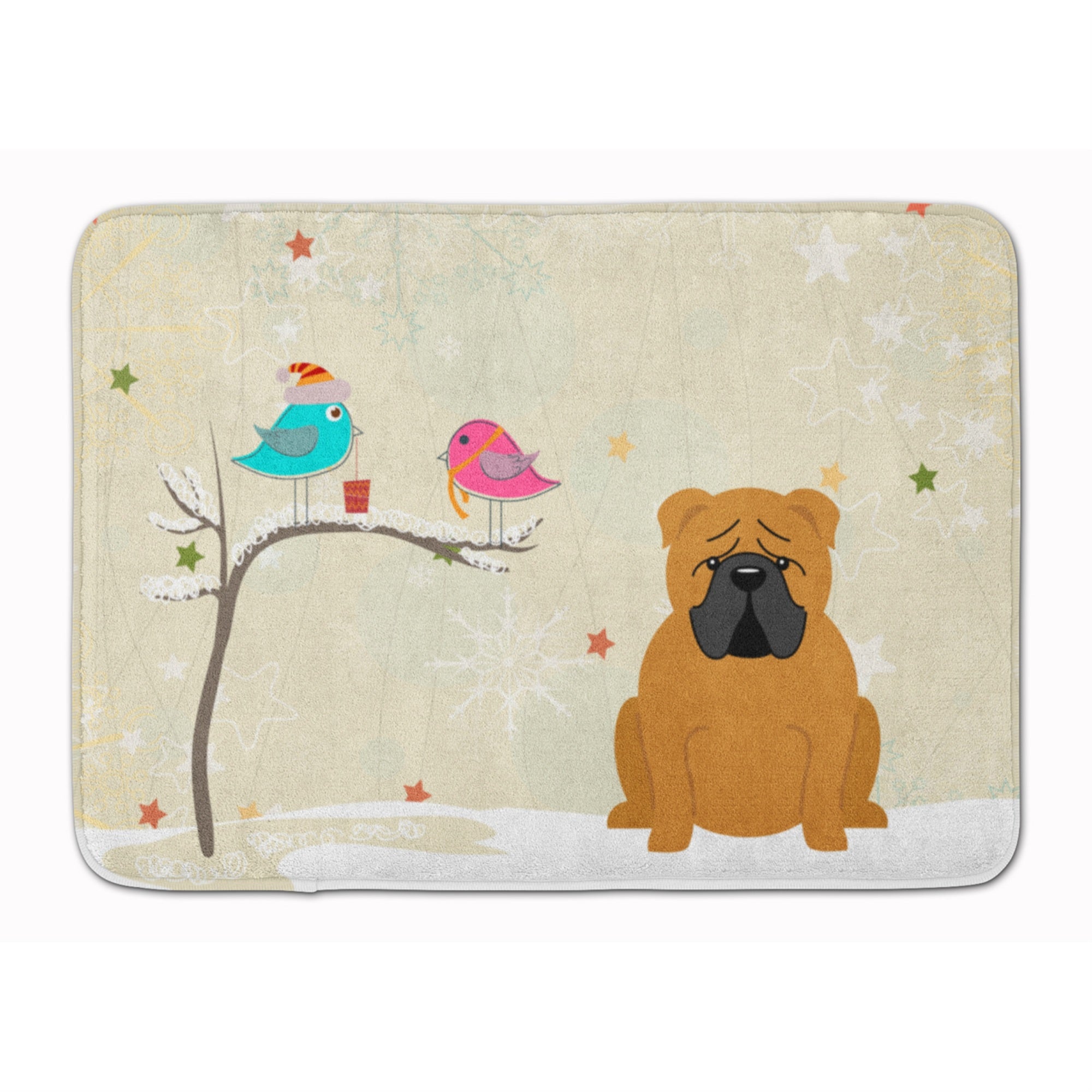 Caroline'S Treasures Christmas Presents English Bulldog Red, 19 X 27, Multicolor