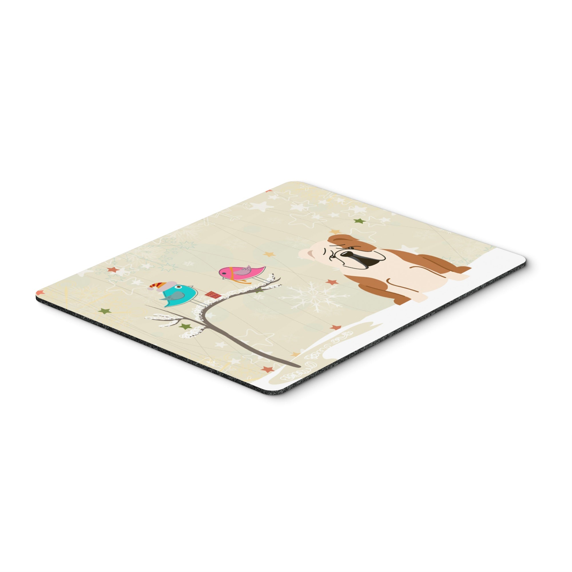Caroline'S Treasures Christmas Presents, English Bulldog Mouse Pad,  Multicolor, 7.75X9.25 (Bb2597Mp)