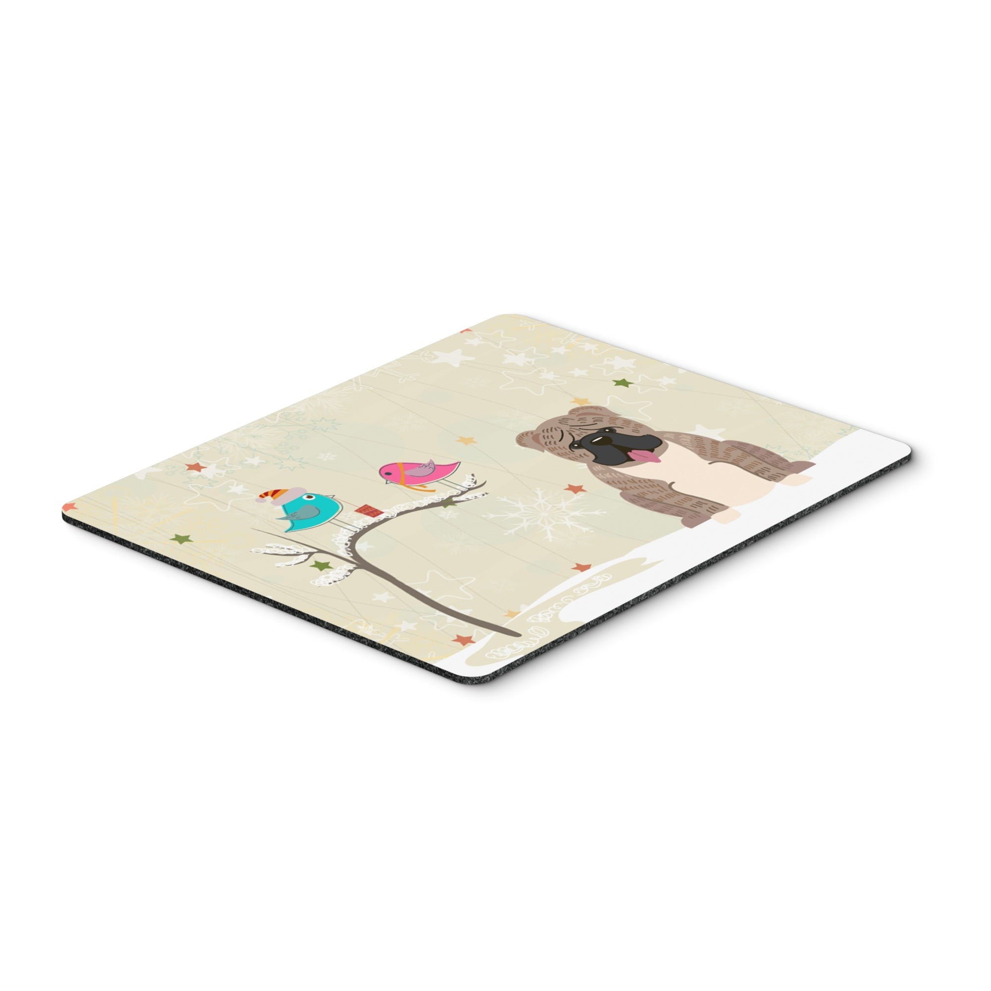 Caroline'S Treasures Christmas Presents, Bulldog Brindle Mouse Pad,  Multicolor, 7.75X9.25 (Bb2598Mp)