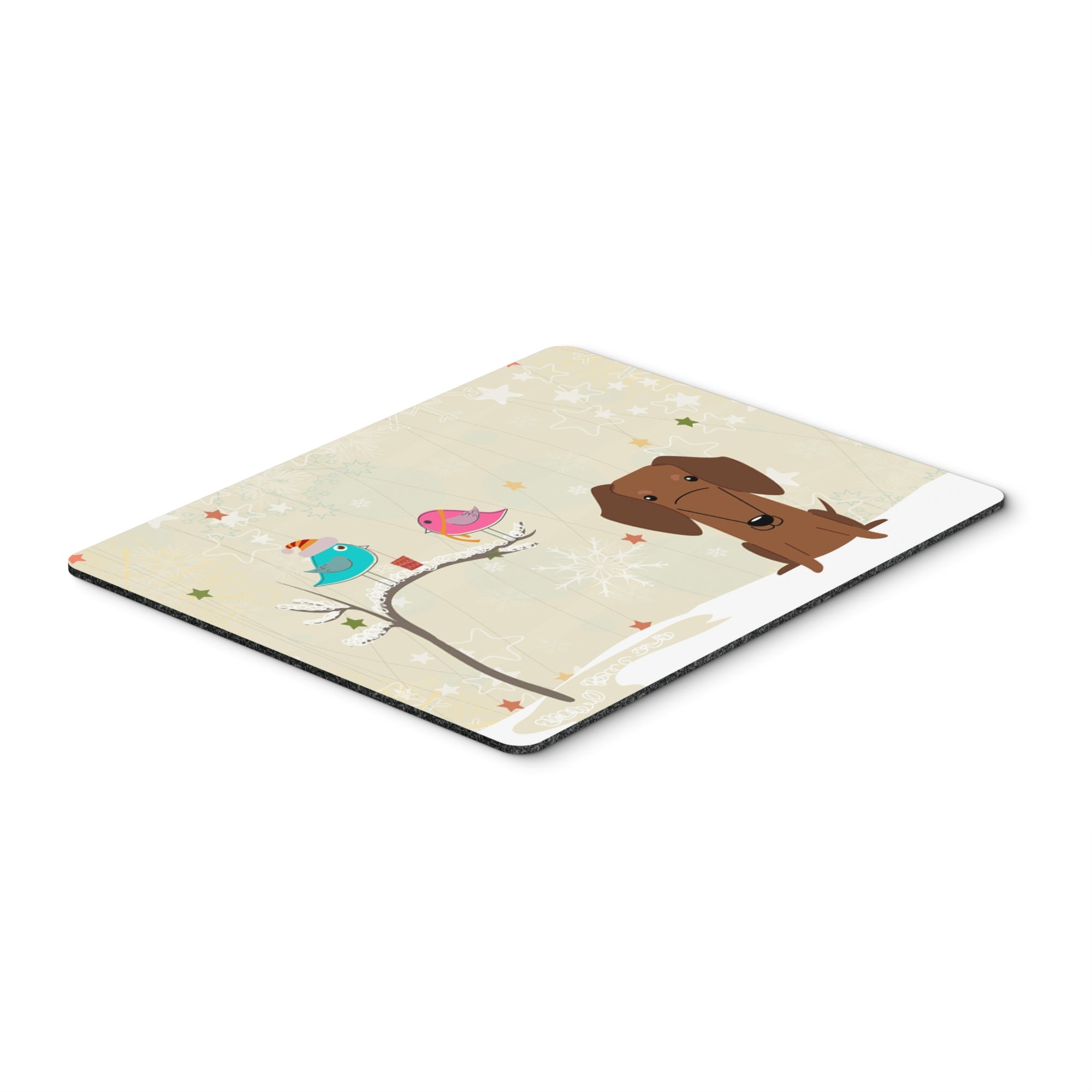Caroline'S Treasures Christmas Presents, Dachshund Red Brown Mouse Pad,  Multicolor, 7.75X9.25 (Bb2602Mp)