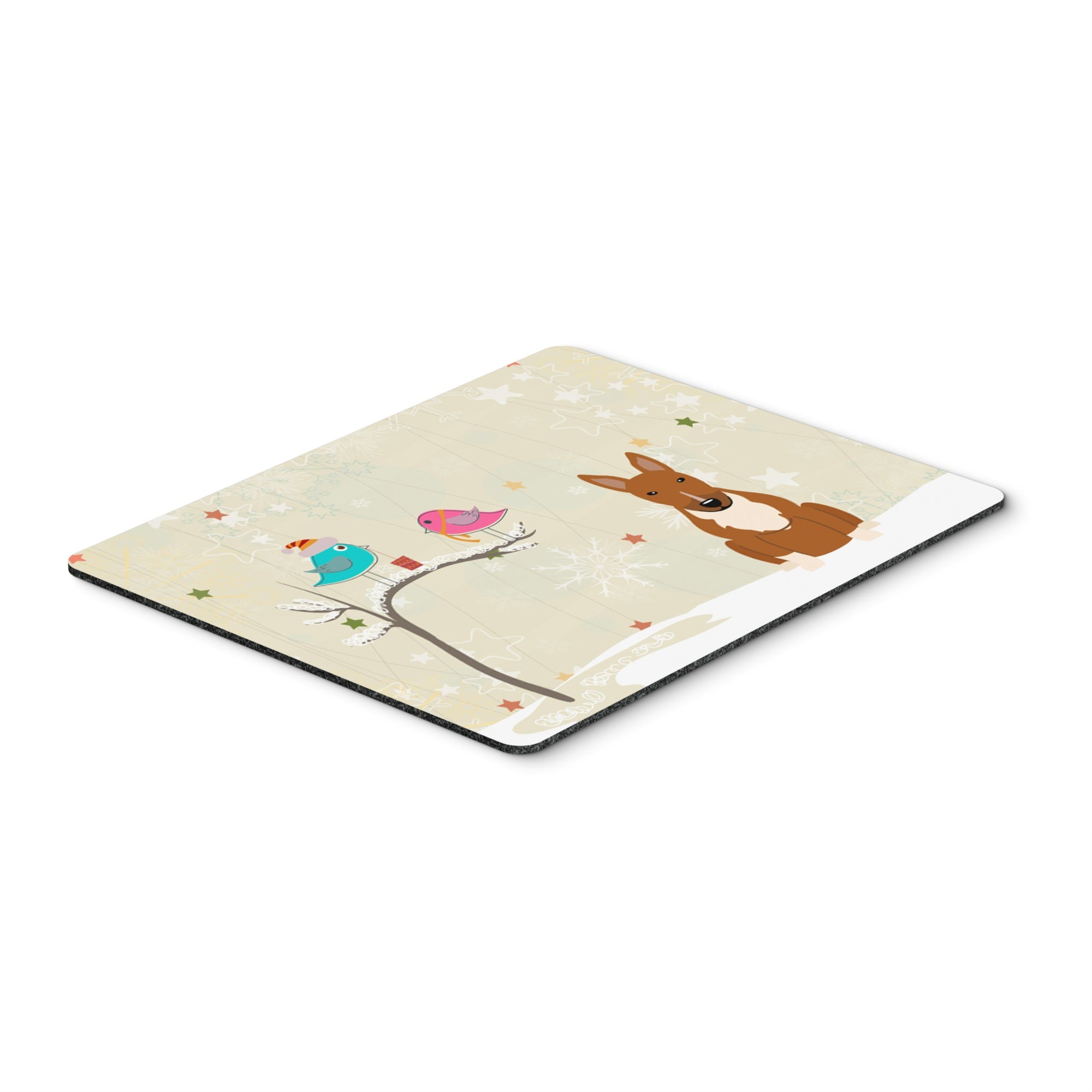 Caroline'S Treasures Christmas Presents, Bull Terrier Red Mouse Pad,  Multicolor, 7.75X9.25 (Bb2606Mp)