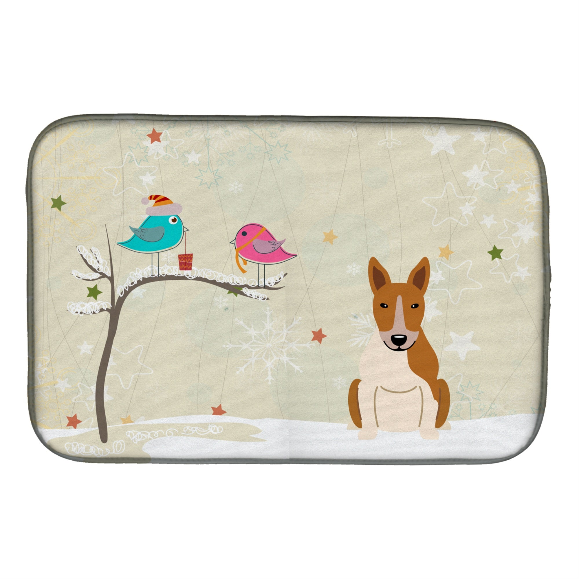 Caroline'S Treasures Bb2607Ddm Dish Drying Mat, 14 X 21, Christmas Presents