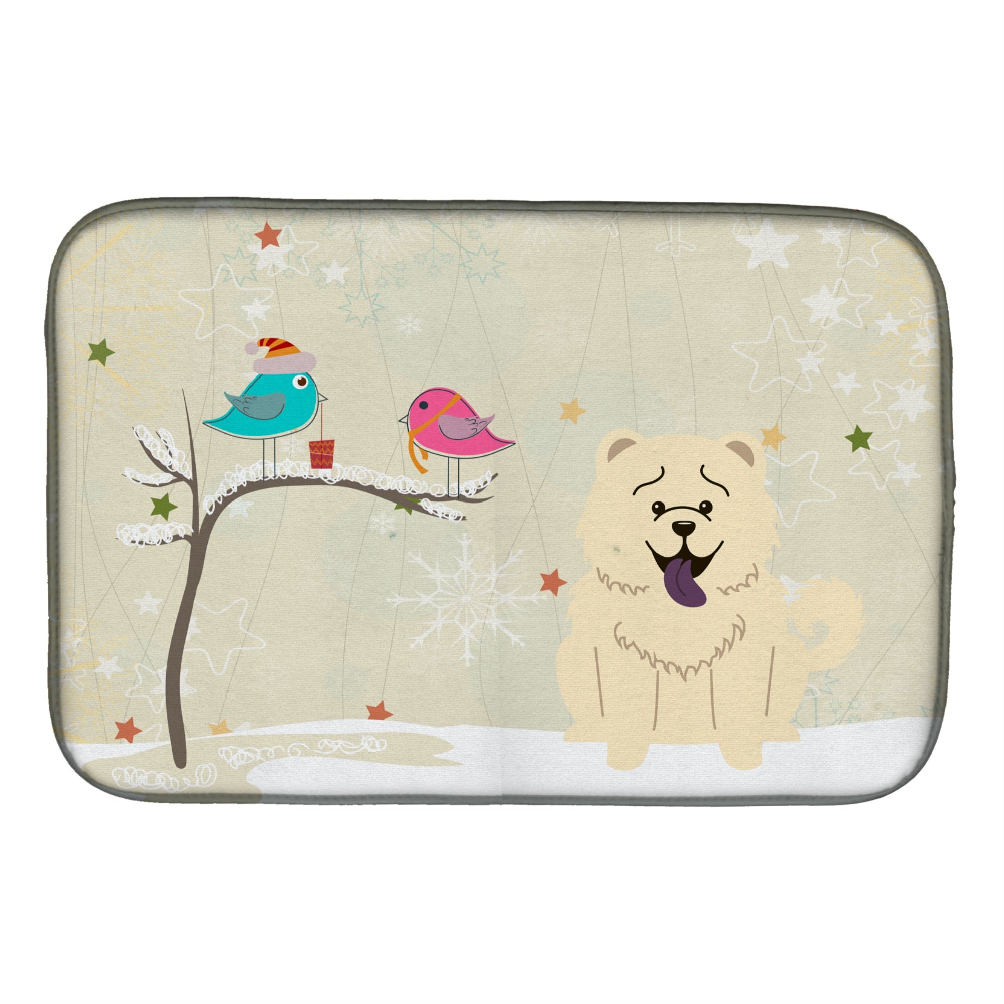 Caroline'S Treasures Bb2612Ddm Dish Drying Mat, 14 X 21, Christmas Presents