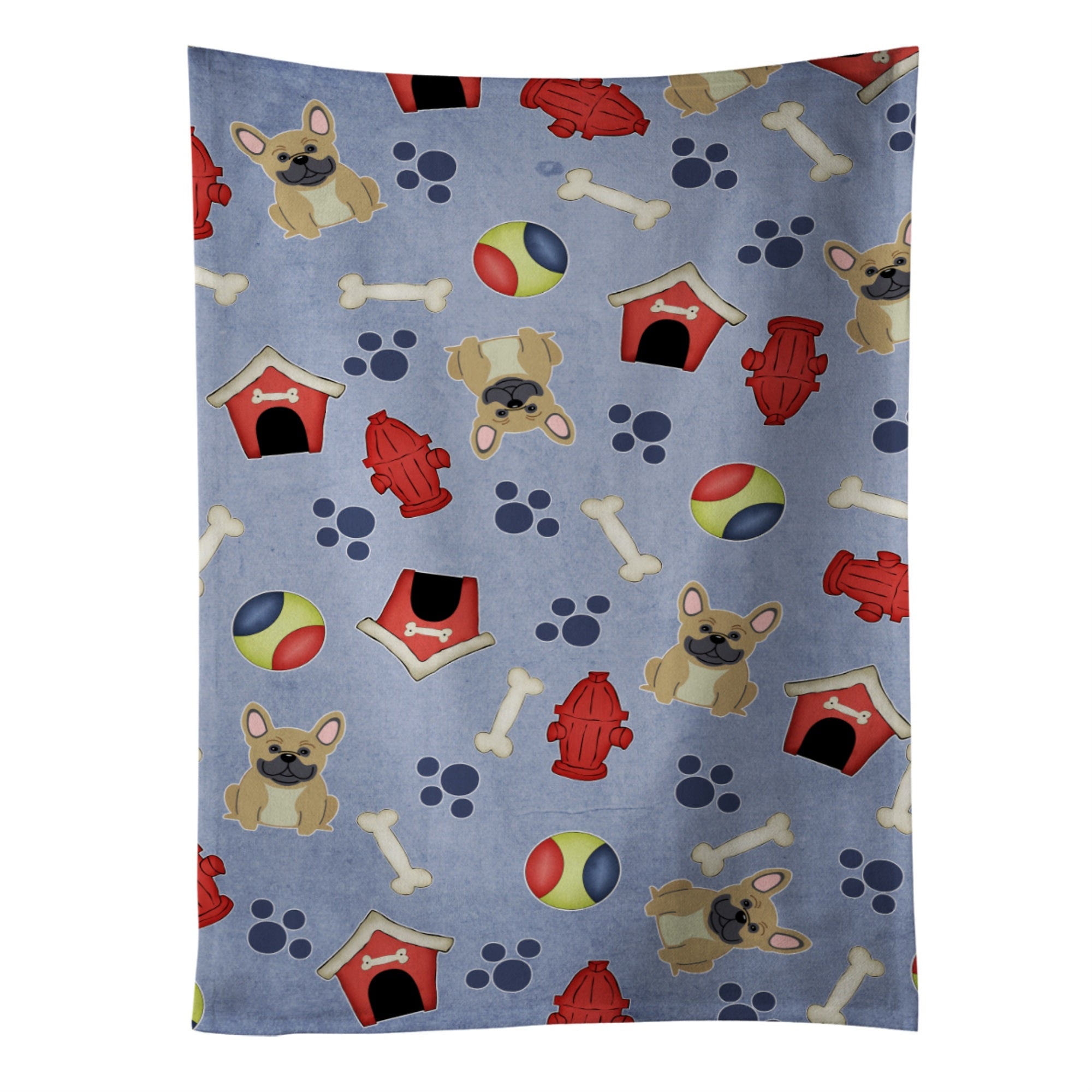 Caroline'S Treasures Bb2623Ktwl French Bulldog Cream Kitchen Towel, 25 X 15, Multicolor