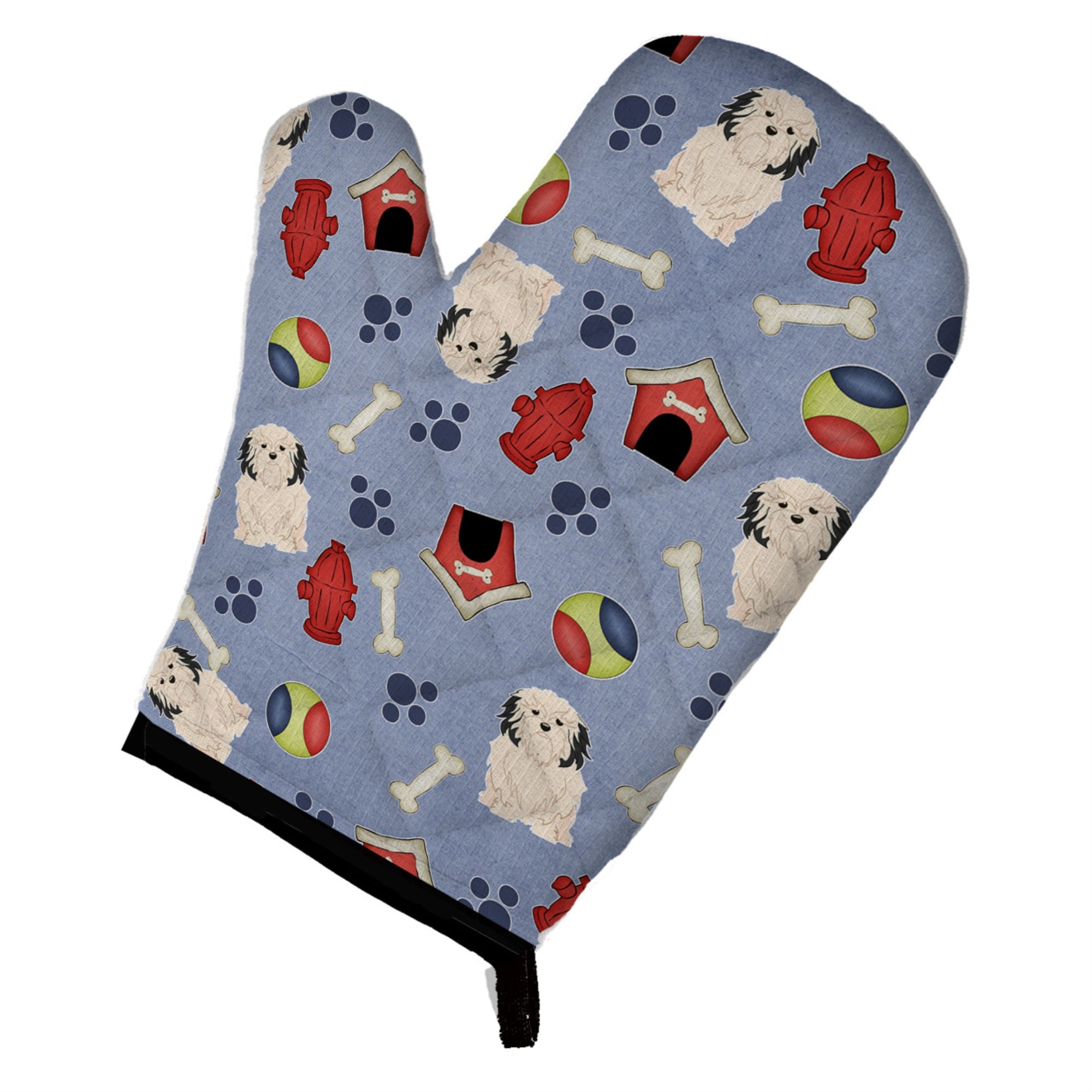 Caroline'S Treasures Bb2632Ovmt Dog House Collection Lowchen Oven Mitt, 12 By 8.5, Multicolor
