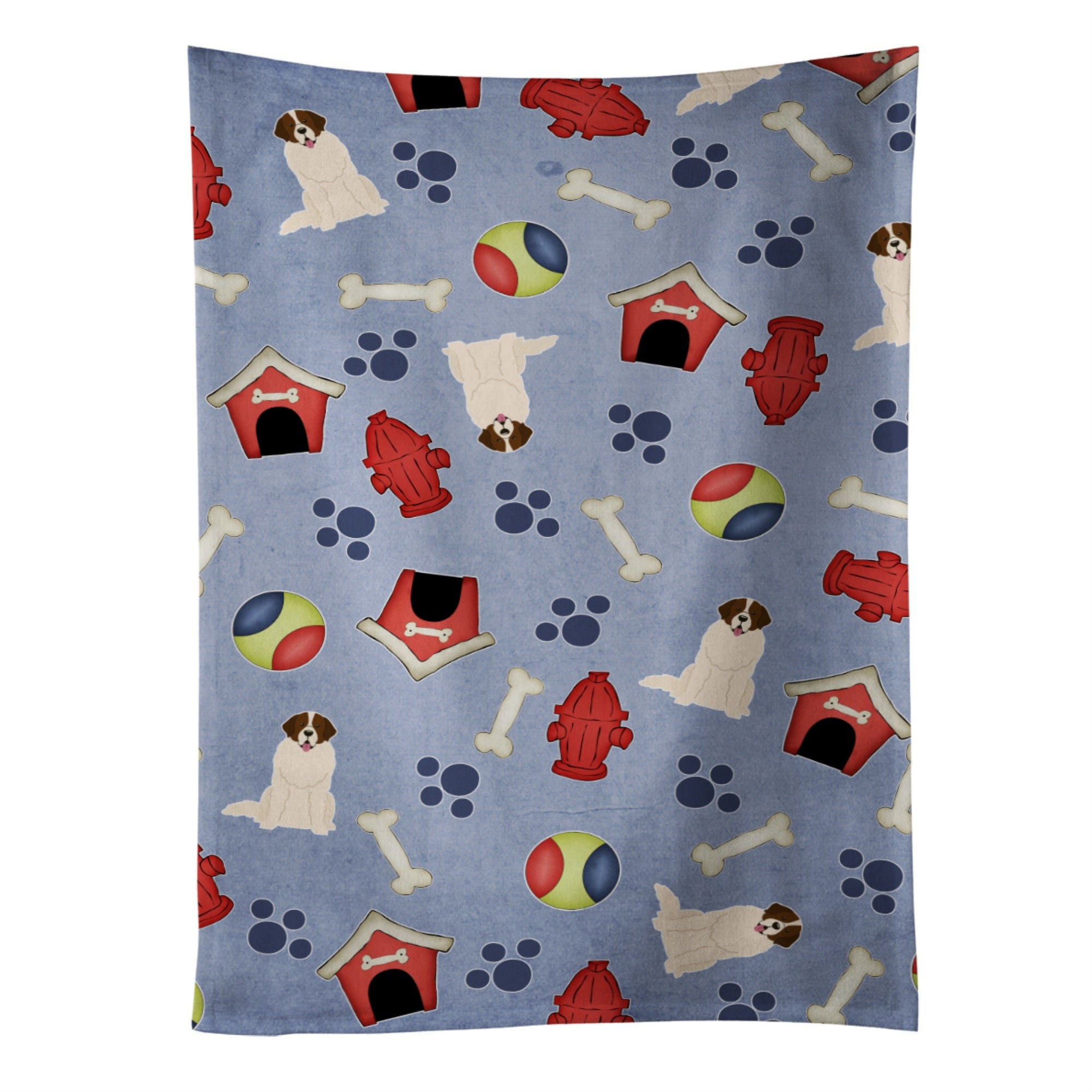 Caroline'S Treasures Bb2640Ktwl Dog House Collection Moscow Watchdog Kitchen Towel, 25 X 15, Multicolor
