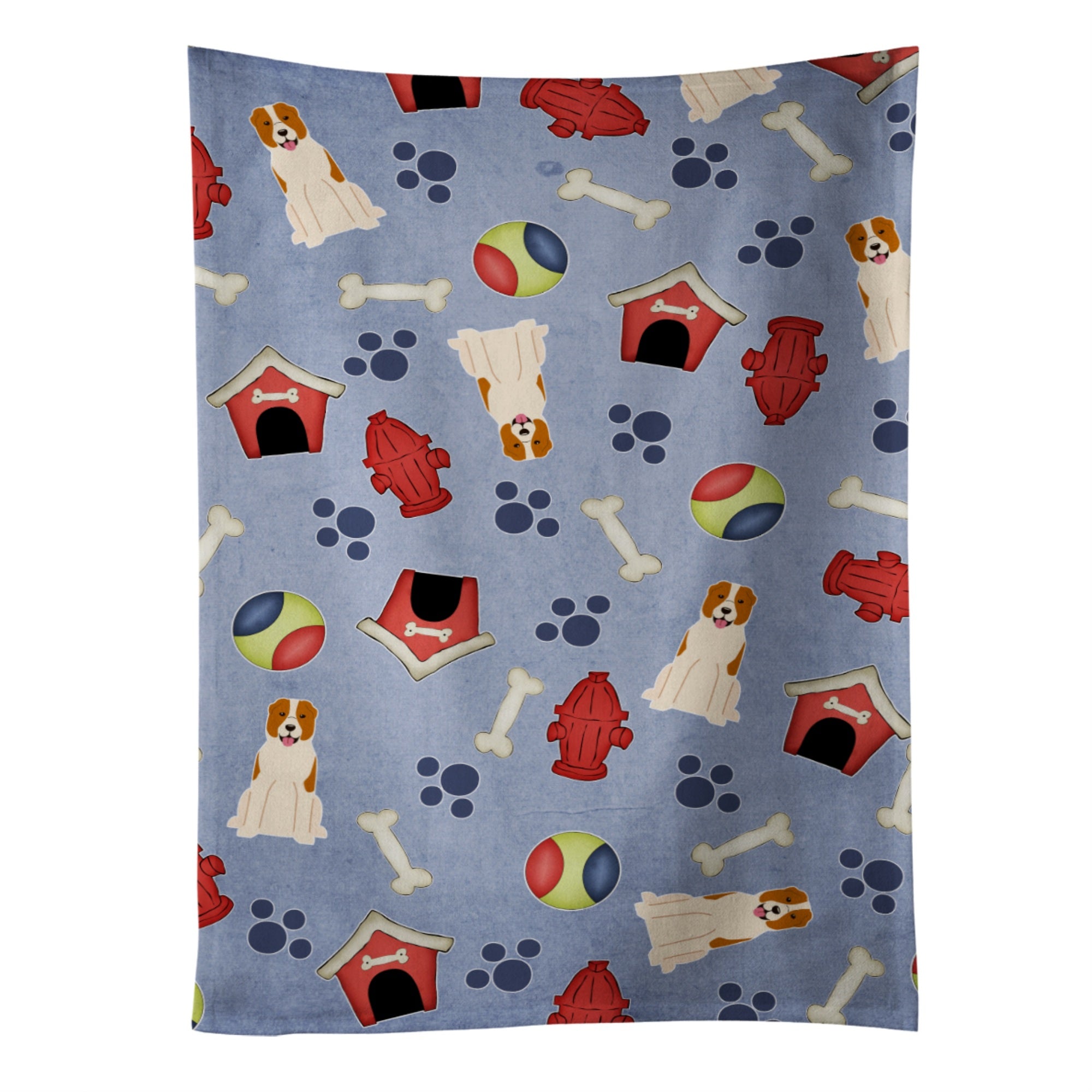 Caroline'S Treasures Bb2662Ktwl Central Asian Shepherd Dog Kitchen Towel, 25 X 15, Multicolor