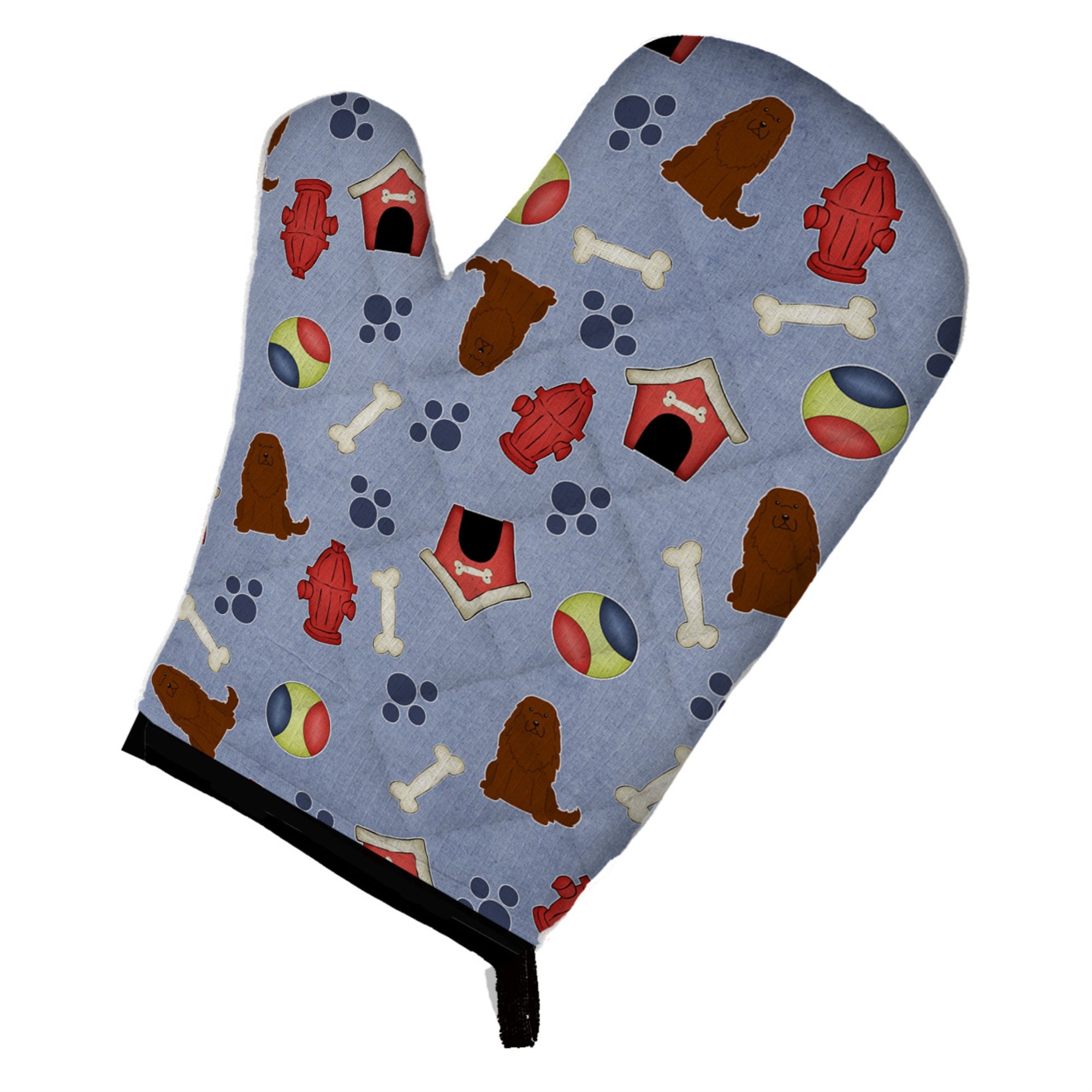 Caroline'S Treasures Bb2663Ovmt Dog House Collection Caucasian Shepherd Dog Oven Mitt, 12 By 8.5, Multicolor