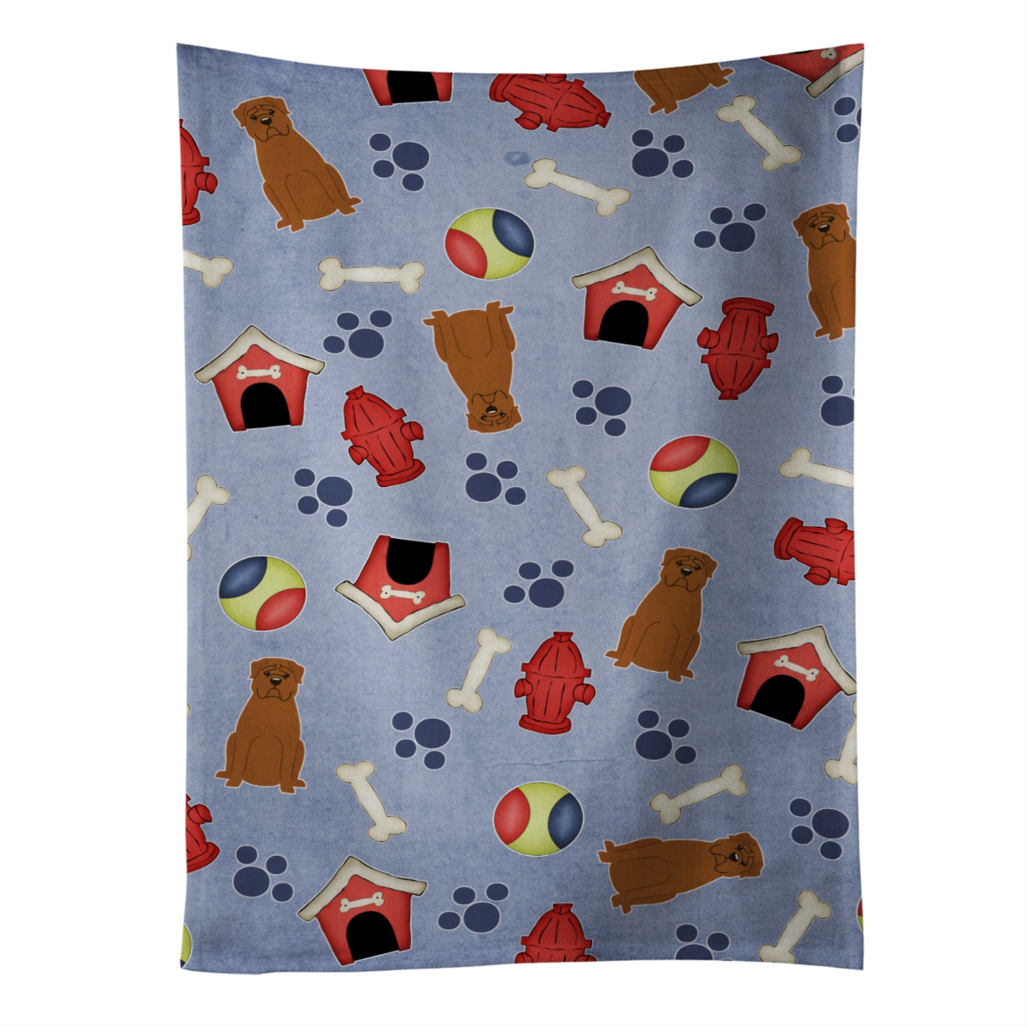 Caroline'S Treasures Bb2686Ktwl Dog House Dogue De Bourdeaux Kitchen Towel, 25 X 15, Multicolor