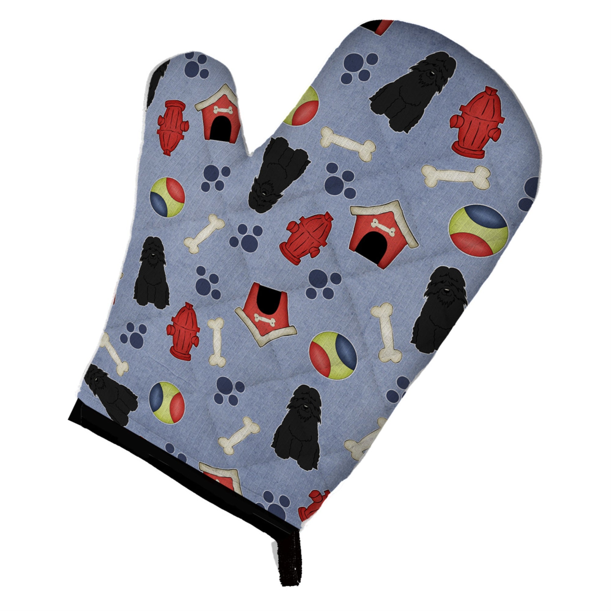 Caroline'S Treasures Bb2687Ovmt Dog House Collection Bouvier Des Flandres Oven Mitt, 12 By 8.5, Multicolor