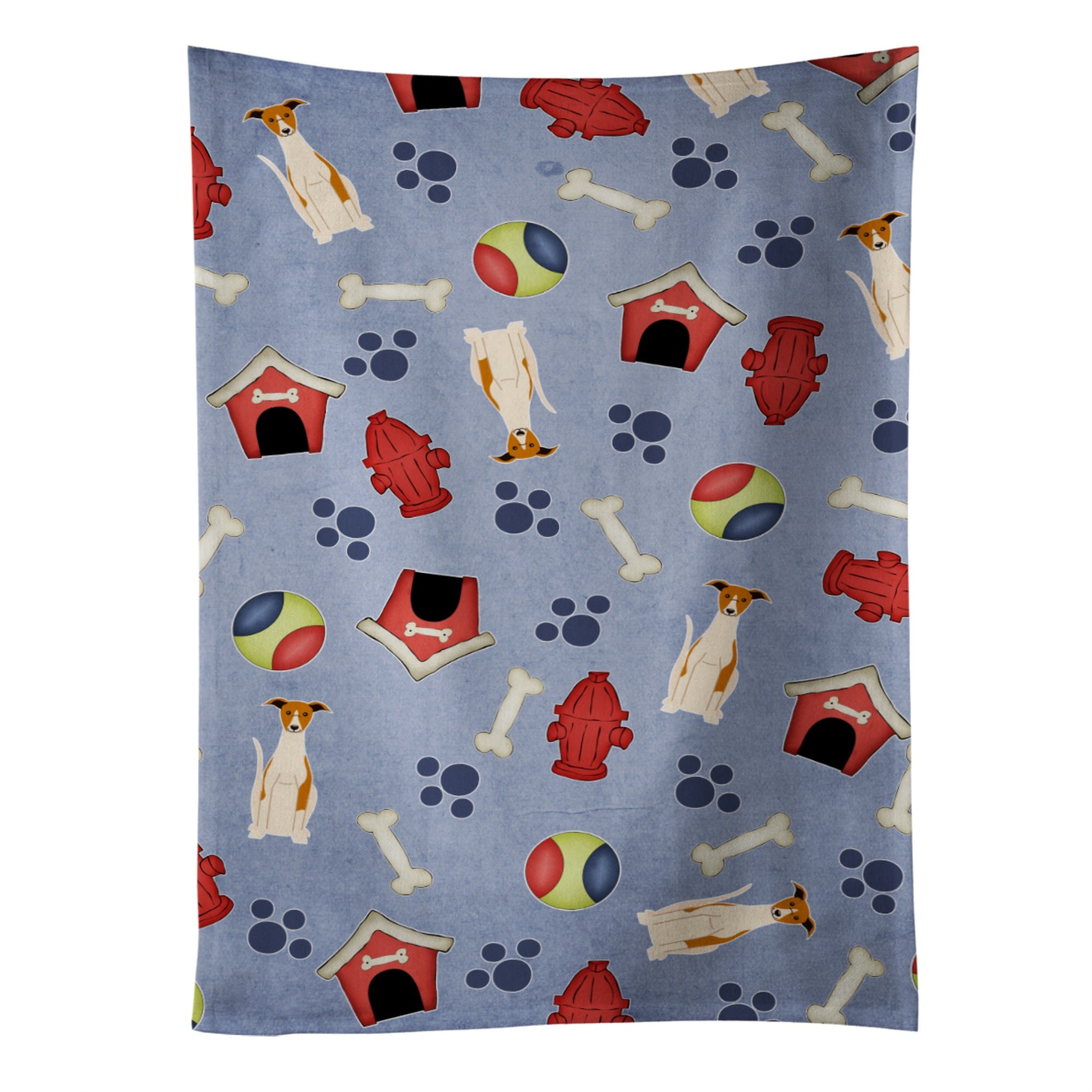 Caroline'S Treasures Bb2712Ktwl Dog House Collection Whippet Kitchen Towel, 25 X 15, Multicolor