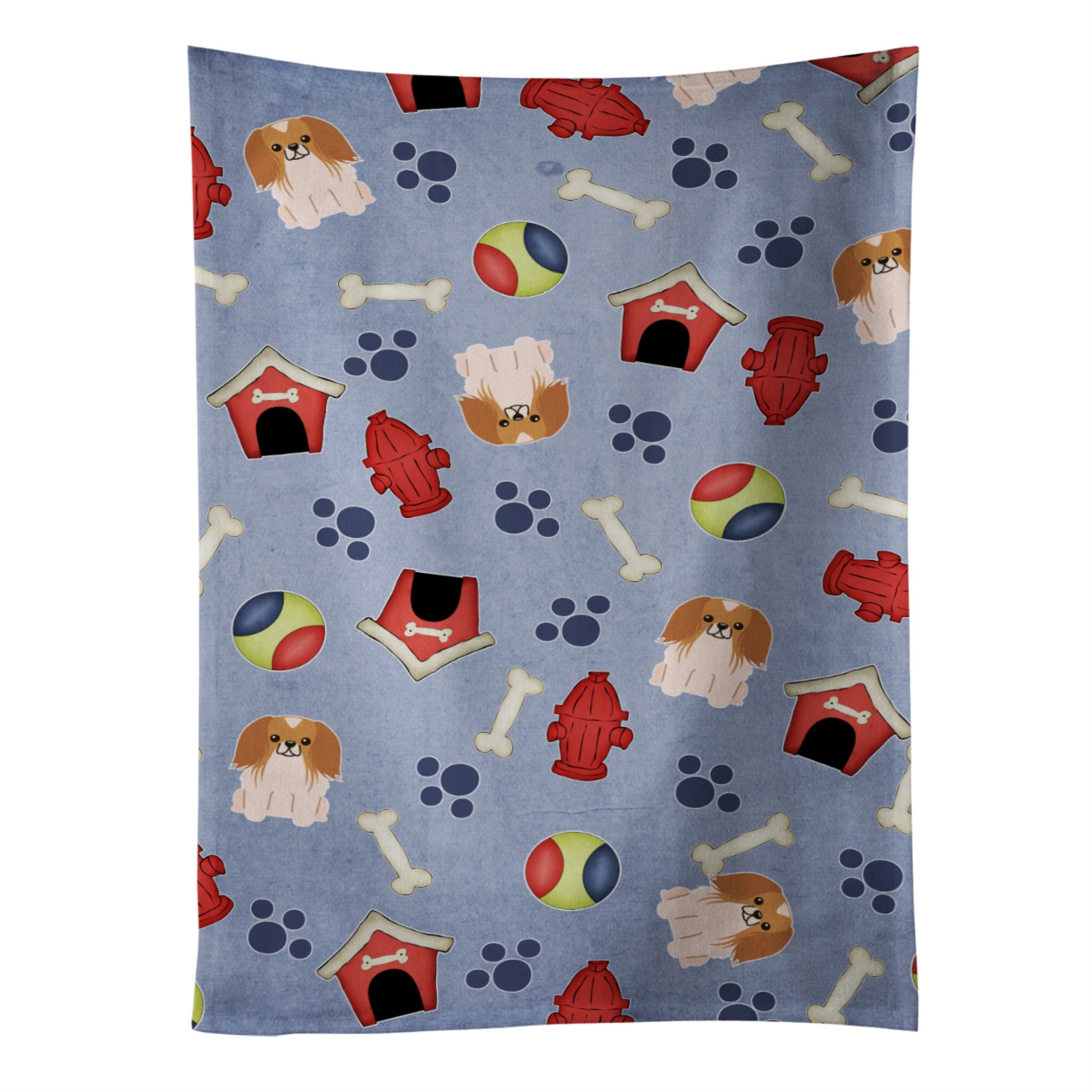 Caroline'S Treasures Bb2716Ktwl Pekingnese Red White Kitchen Towel, 25 X 15, Multicolor
