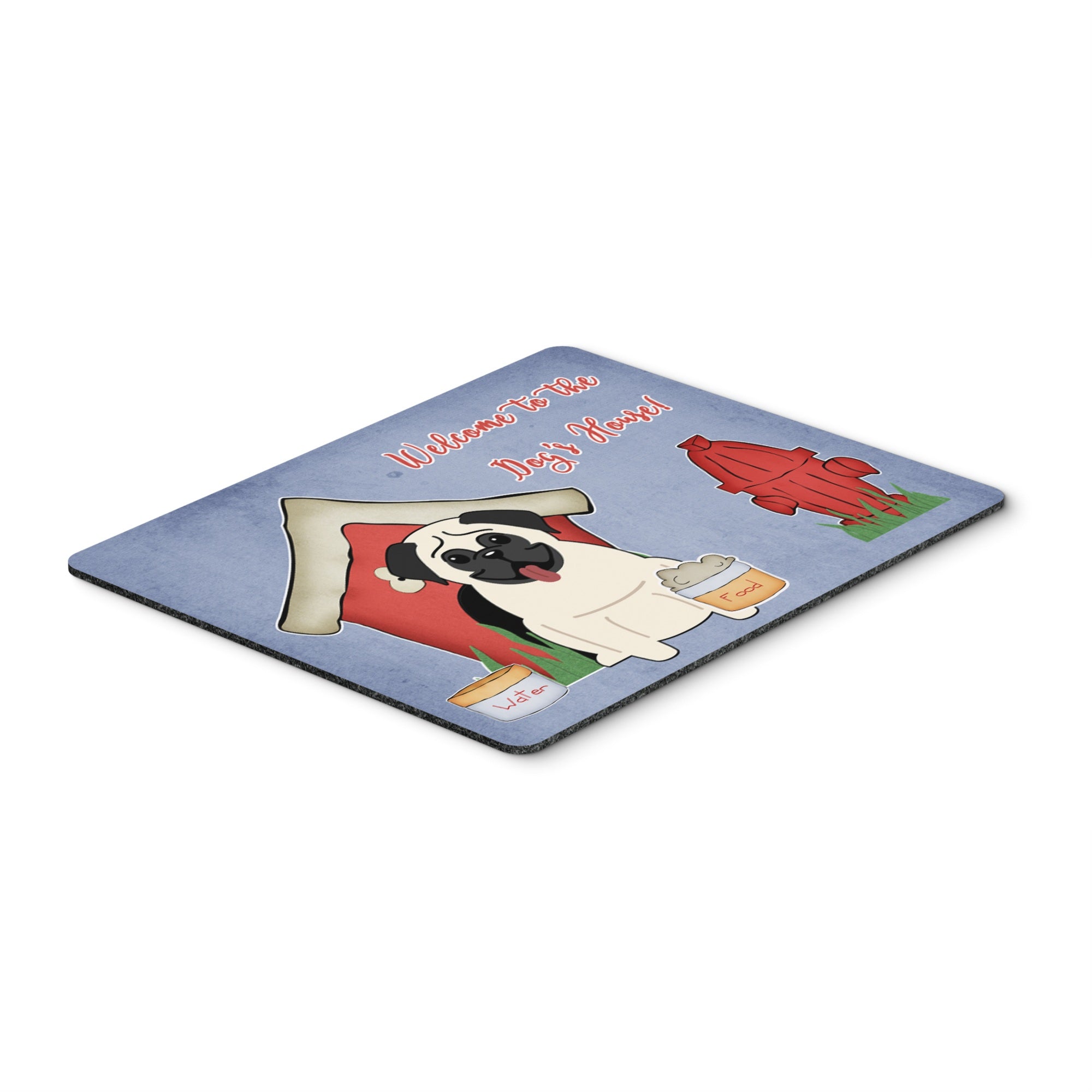 Caroline'S Treasures Dog House Collection Pug Cream Mouse Pad,  Multicolor, 7.75X9.25 (Bb2758Mp)
