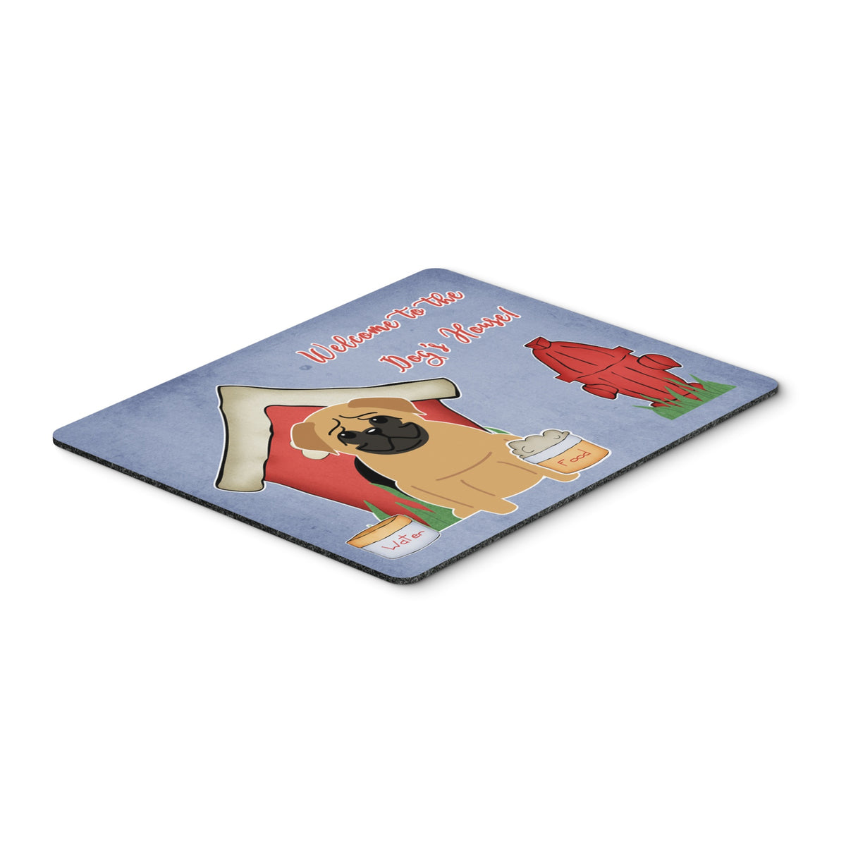 Caroline'S Treasures Dog House Collection Pug Brown Mouse Pad,  Multicolor, 7.75X9.25 (Bb2761Mp)