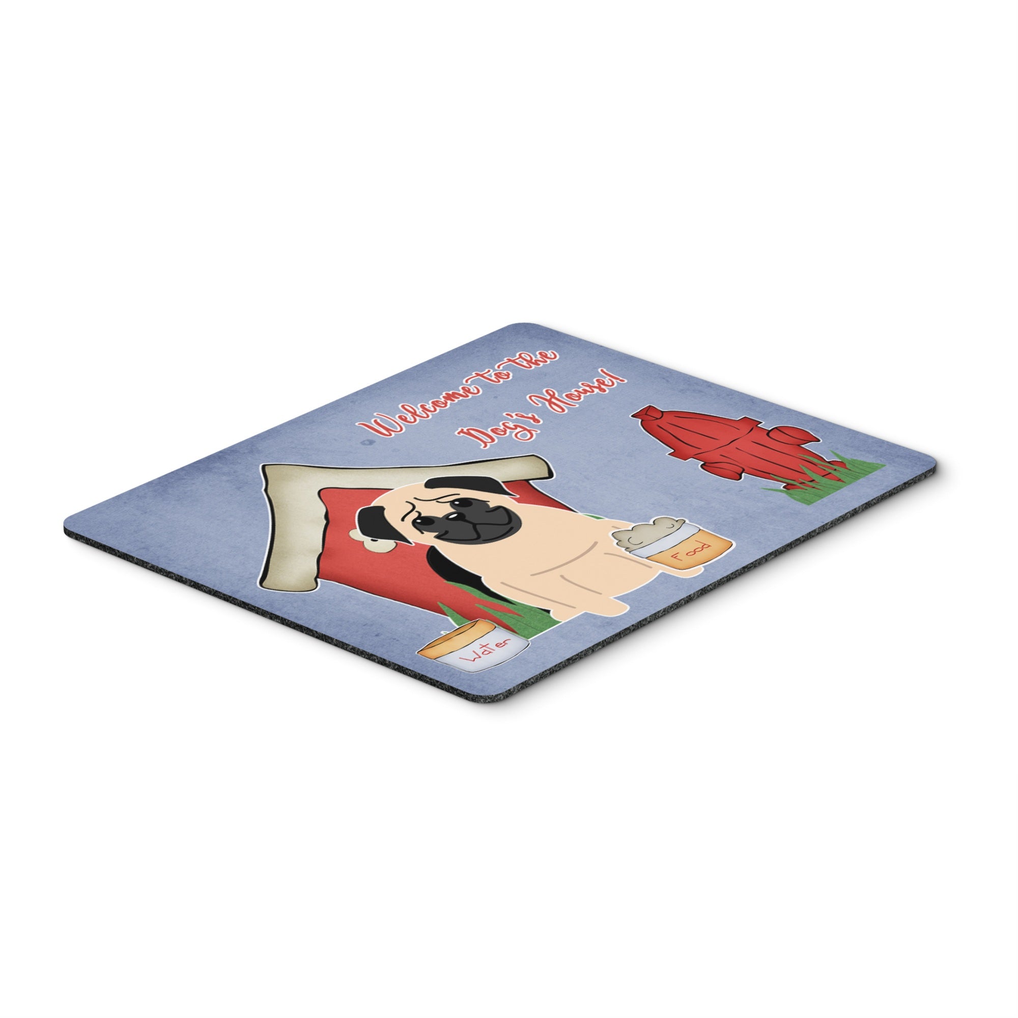 Caroline'S Treasures Dog House Collection Pug Fawn Mouse Pad,  Multicolor, 7.75X9.25 (Bb2762Mp)