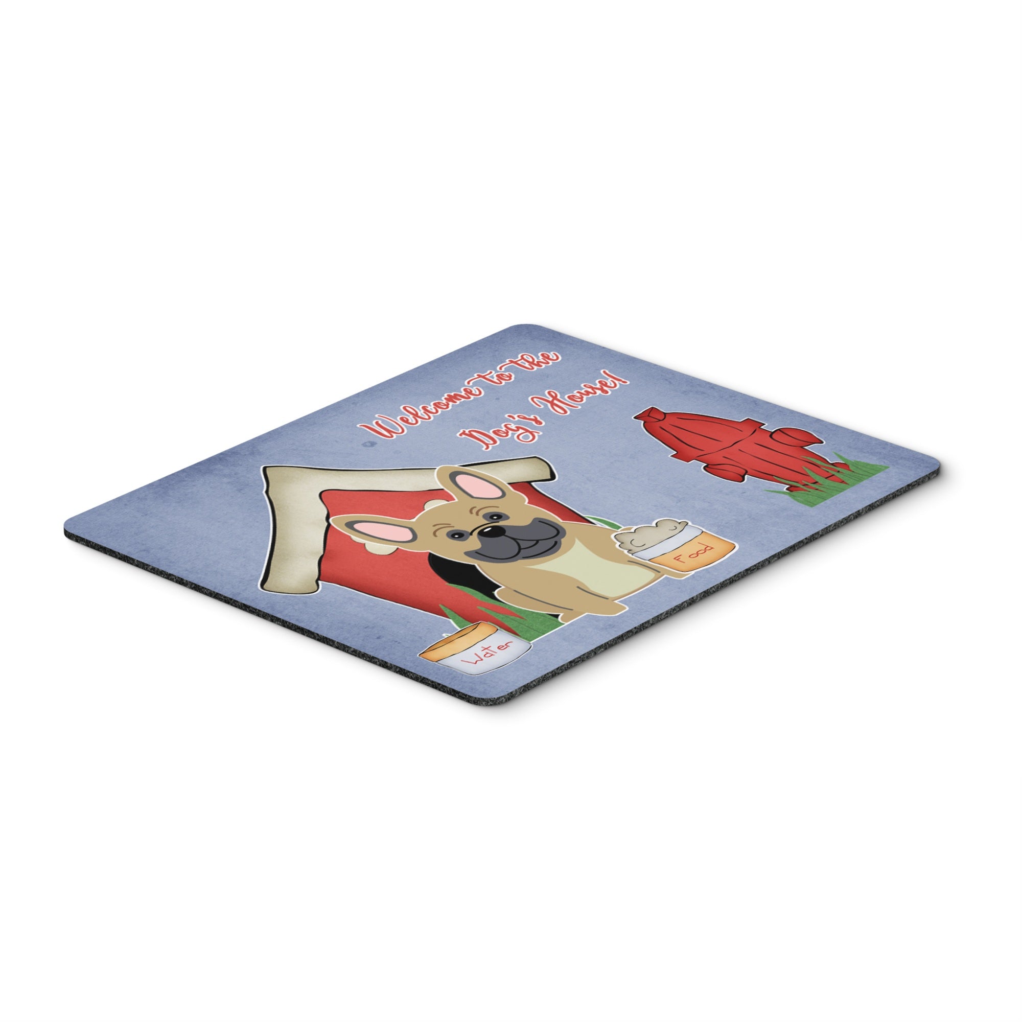 Caroline'S Treasures Dog House Collection French Bulldog Cream Mouse Pad,  Multicolor, 7.75X9.25 (Bb2764Mp)