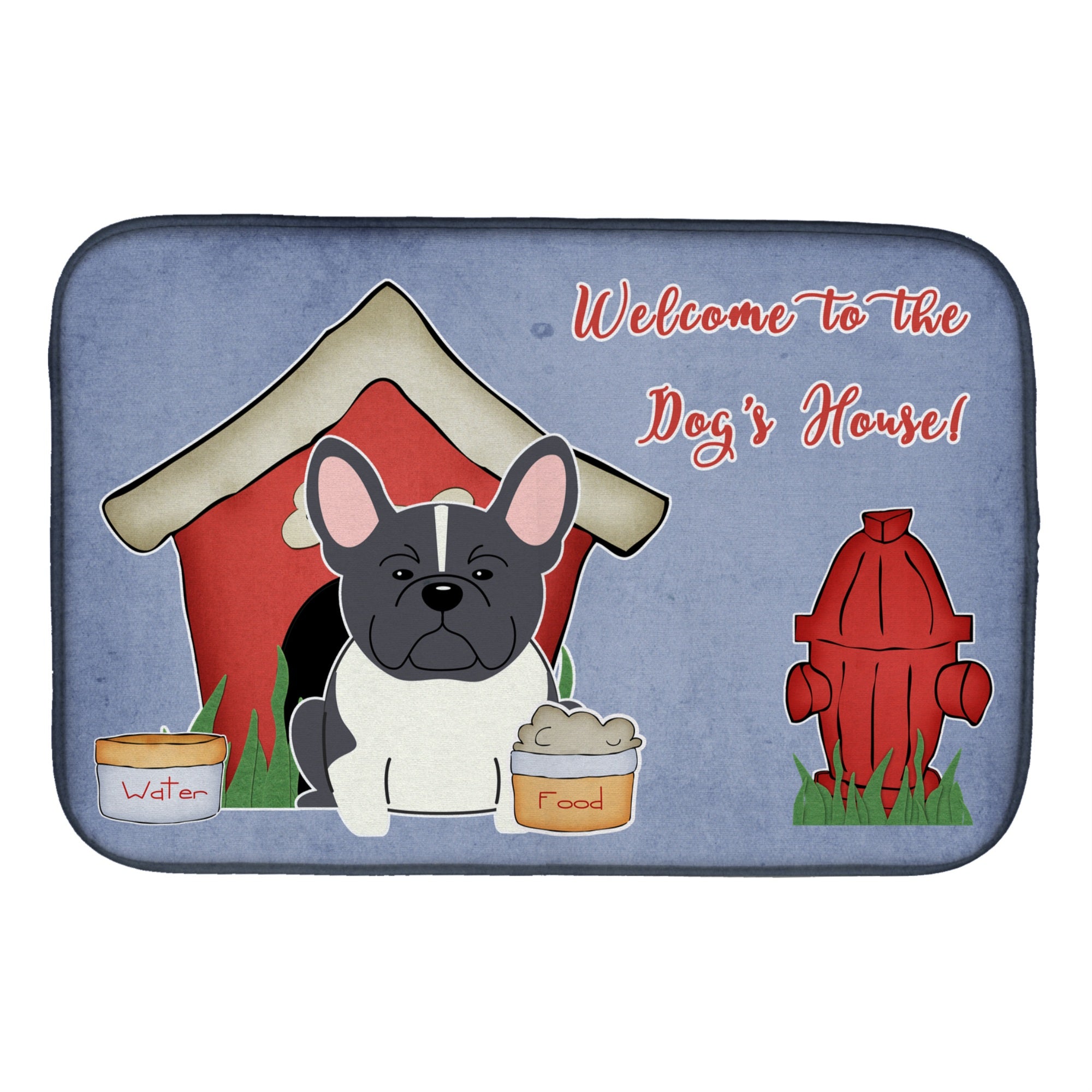 Caroline'S Treasures Bb2766Ddm Dish Drying Mat, 14 X 21, Dog House