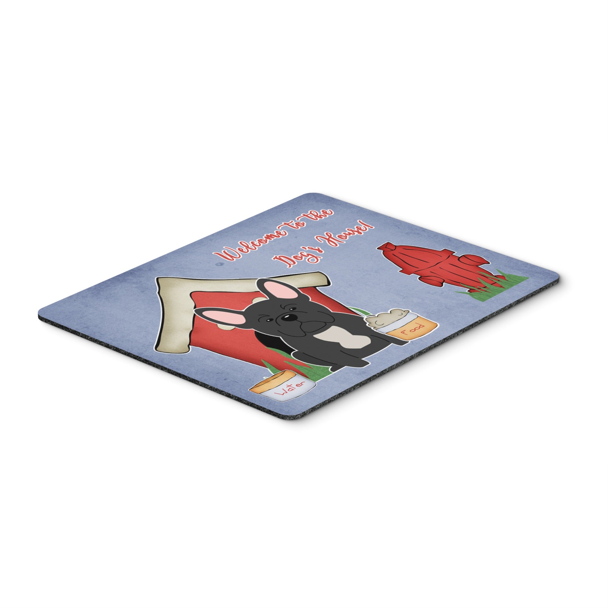 Caroline'S Treasures Dog House Collection French Bulldog Black Mouse Pad,  Multicolor, 7.75X9.25 (Bb2768Mp)