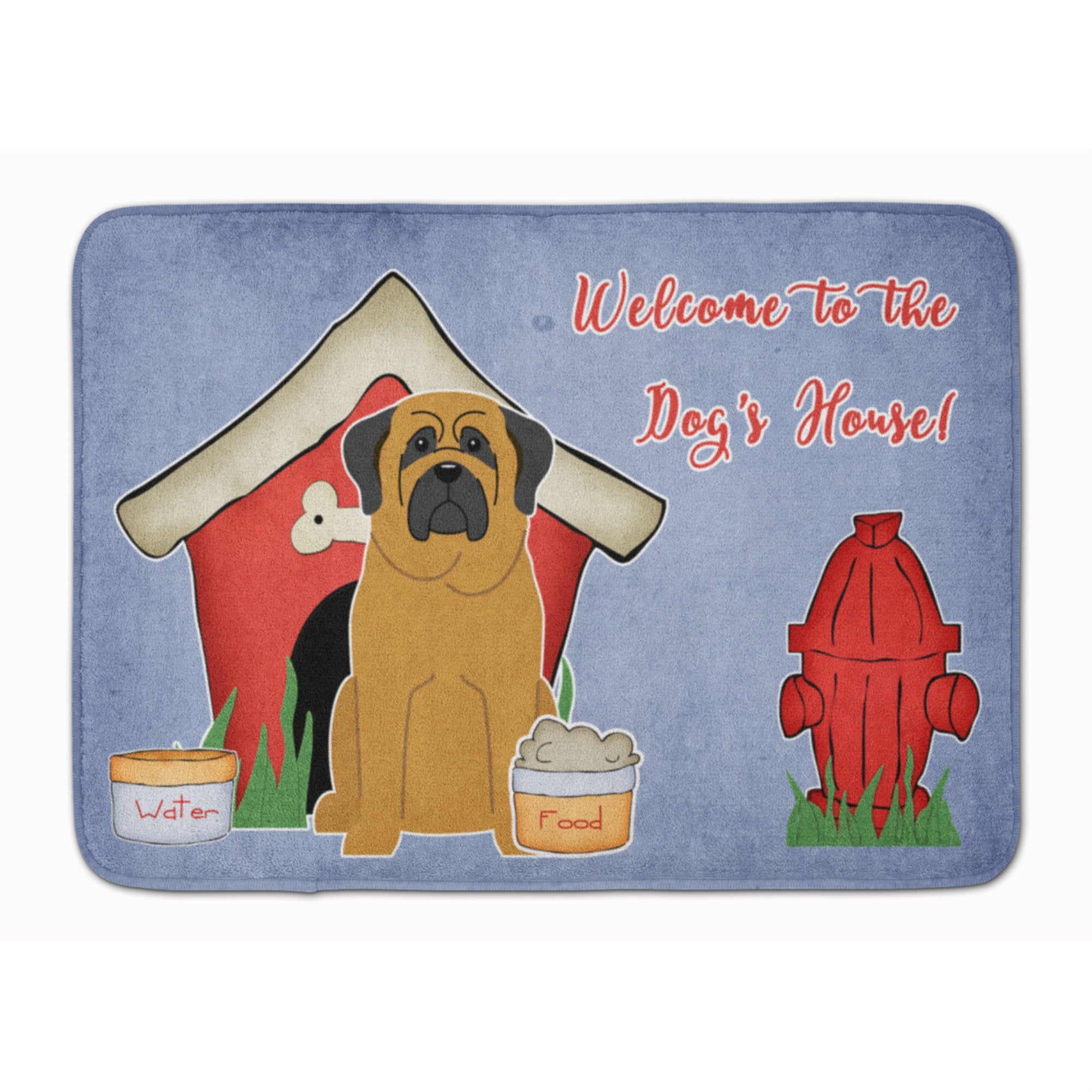 Caroline'S Treasures Dog House Collection Mastiff Floor Mat, 19 X 27, Multicolor
