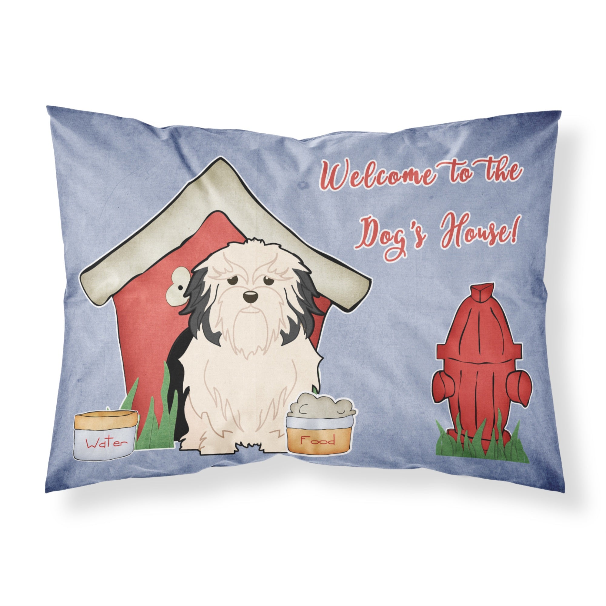 Caroline'S Treasures Dog House Collection Lowchen Fabric Standard Pillowcase Bb2773Pillowcase