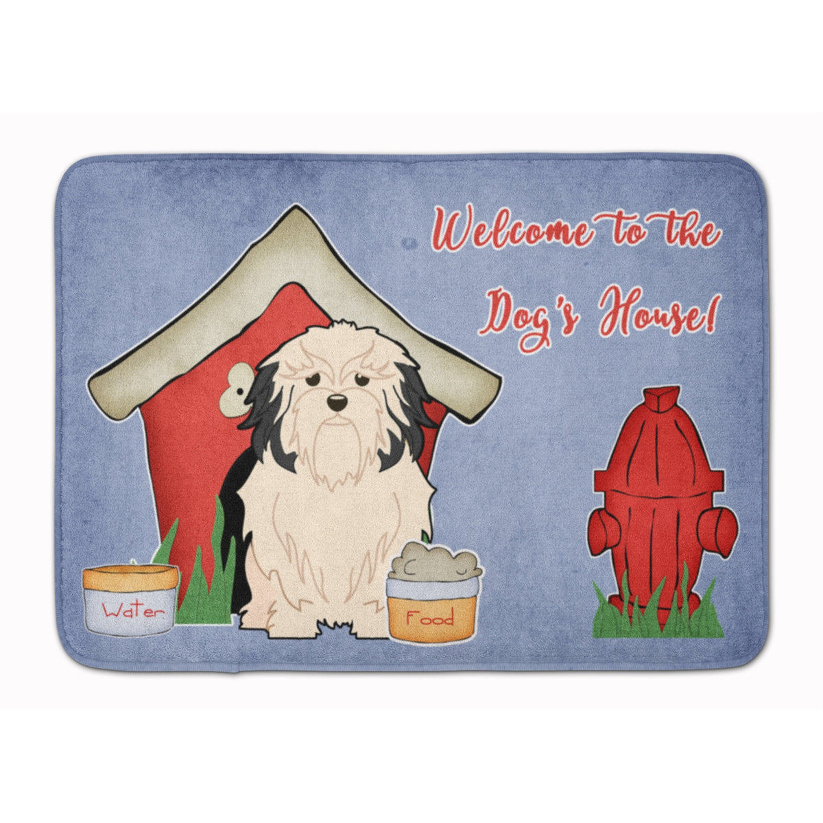 Caroline'S Treasures Dog House Collection Lowchen Floor Mat, 19 X 27, Multicolor
