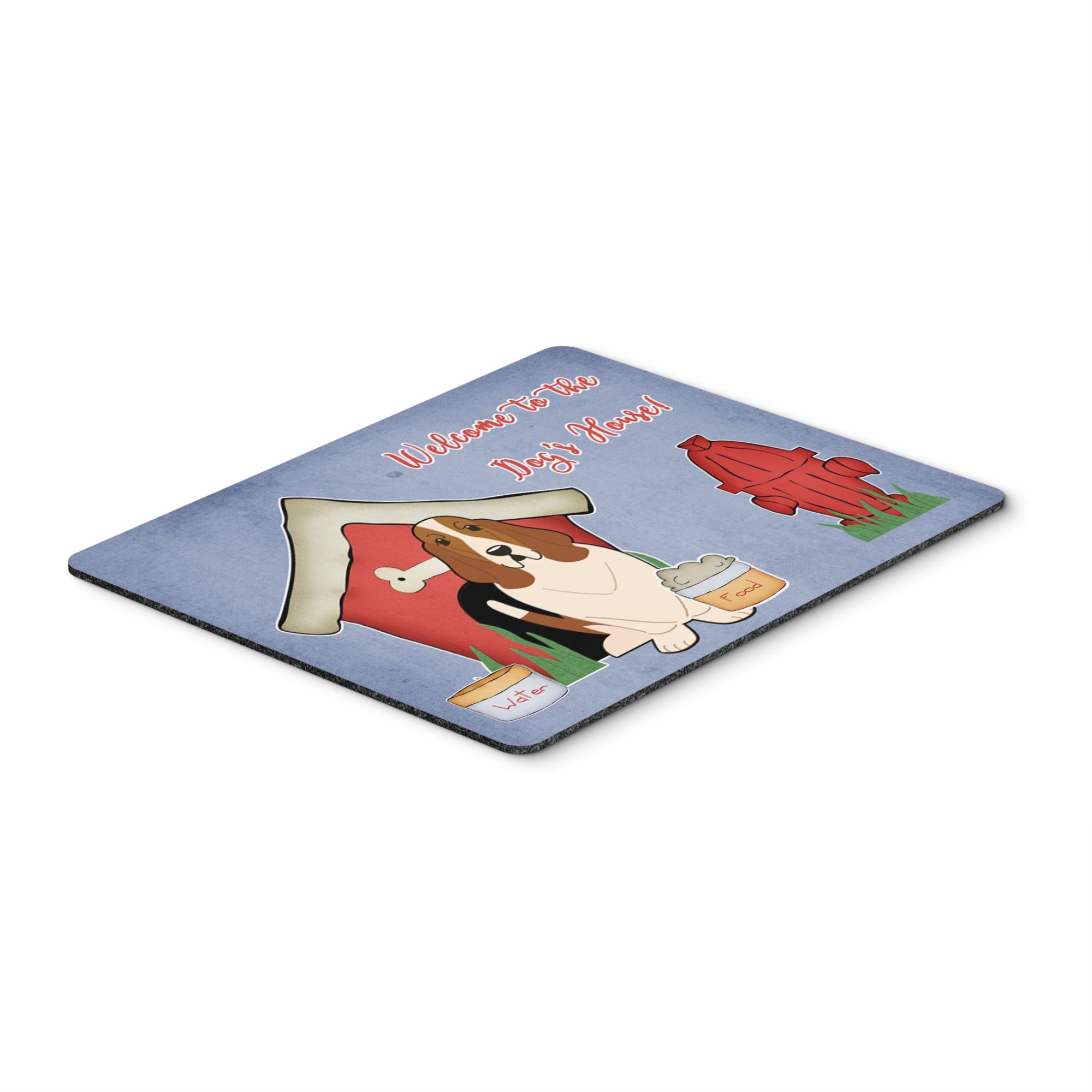 Caroline'S Treasures Dog House Collection Basset Hound Mouse Pad,  Multicolor, 7.75X9.25 (Bb2775Mp)