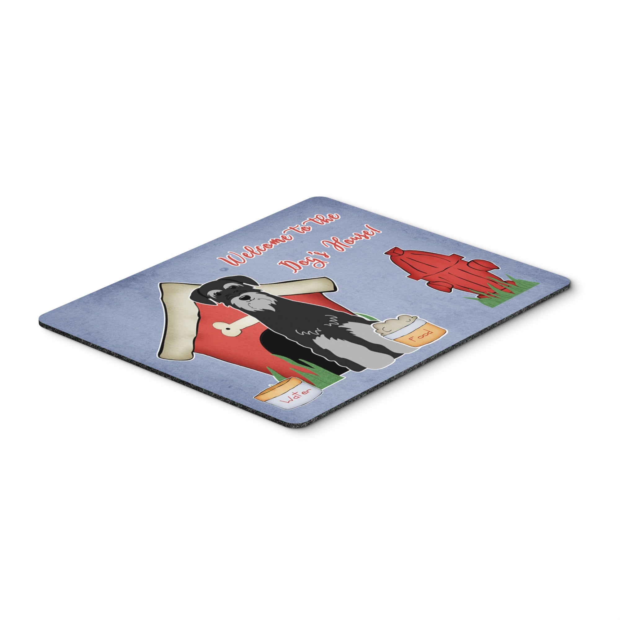 Caroline'S Treasures Dog House Collection Schnauzer Black Grey Mouse Pad,  Multicolor, 7.75X9.25 (Bb2788Mp)