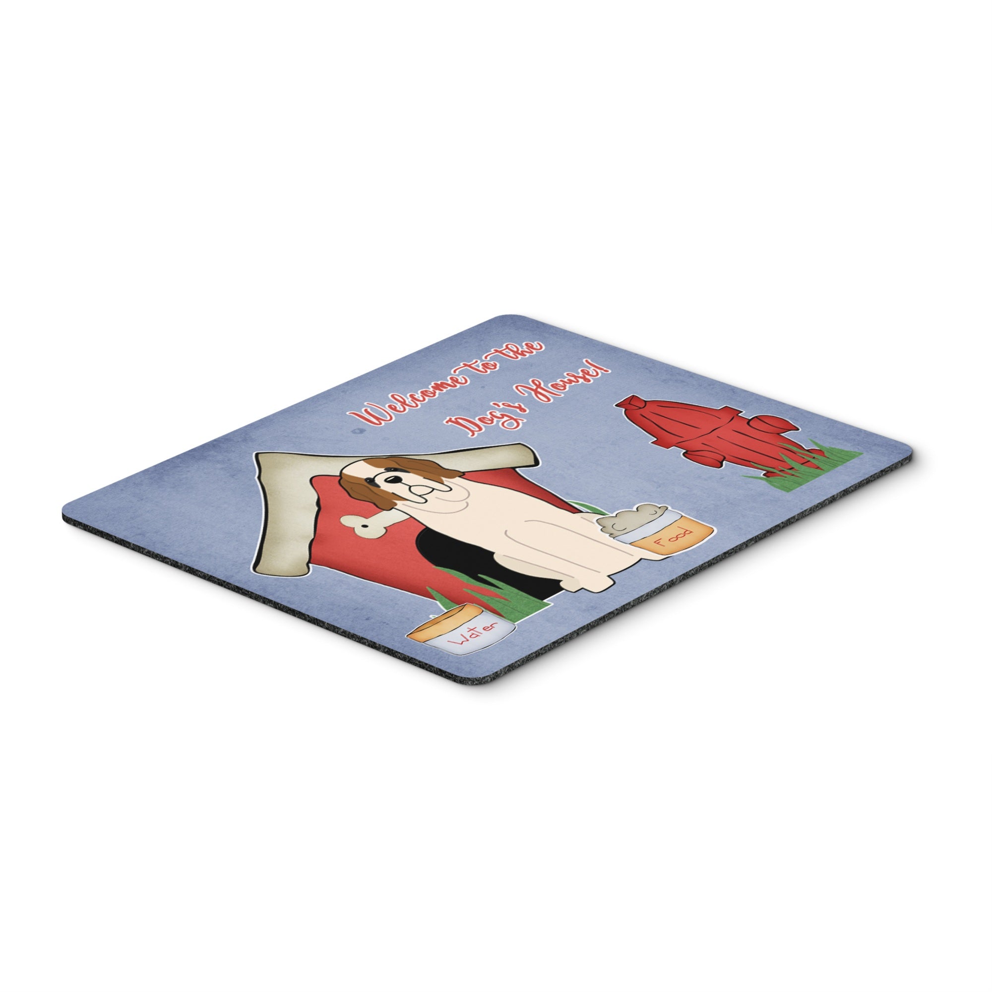 Caroline'S Treasures Dog House Collection Saint Bernard Mouse Pad,  Multicolor, 7.75X9.25 (Bb2789Mp)