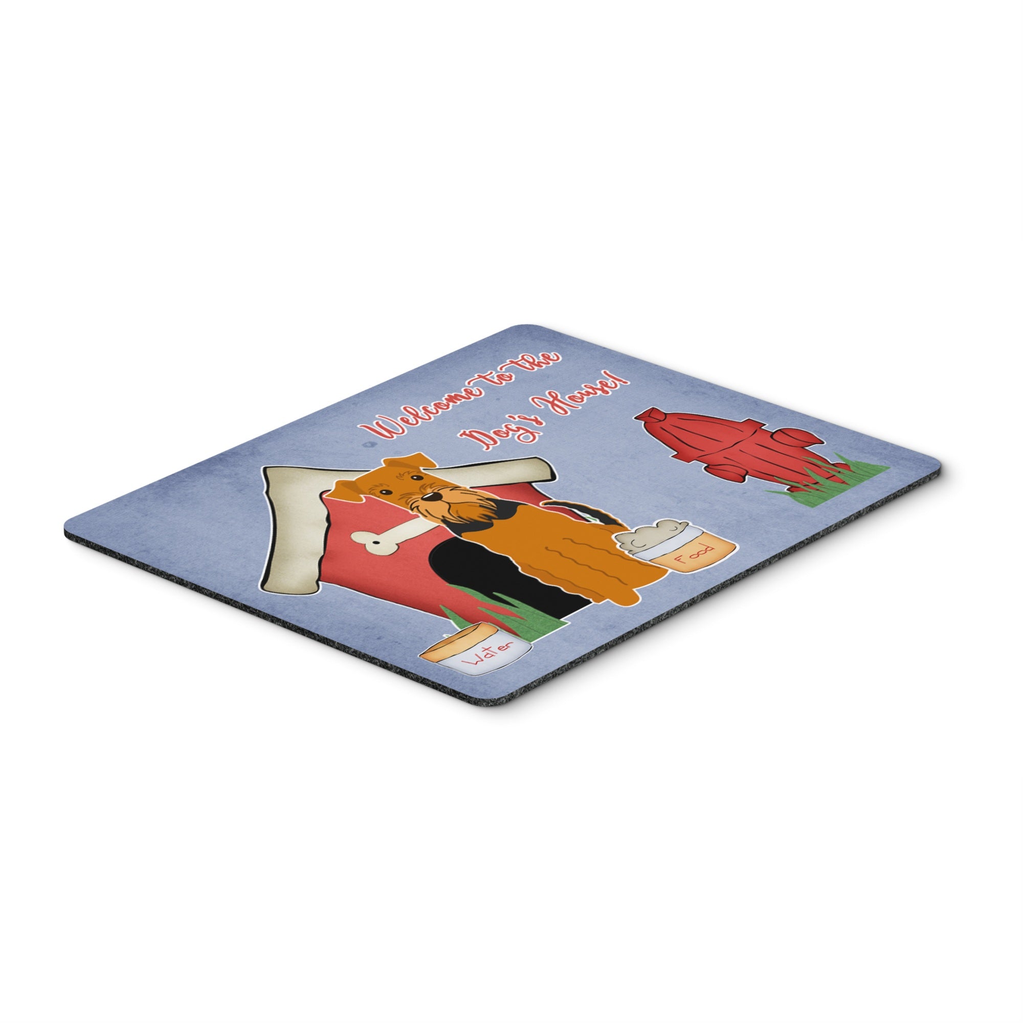 Caroline'S Treasures Dog House Collection Airedale Mouse Pad,  Multicolor, 7.75X9.25 (Bb2795Mp)